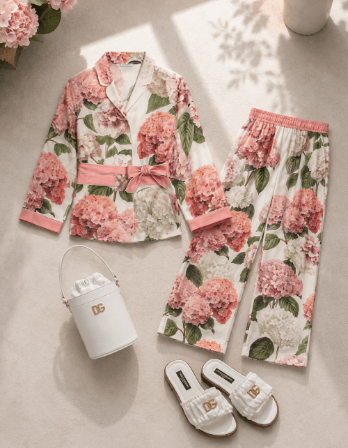 Dolce & Gabbana Kids SS 2026 Lookbook - Floral Garden Party DressLook 10 Years | Leokids