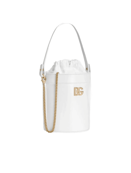 Dolce & Gabbana Kids Dziecięca torebka bucket z nappa cielęcej skóry
