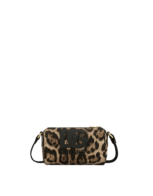 Dolce & Gabbana Kids Dziecięca torebka crossbody z nadrukiem leo