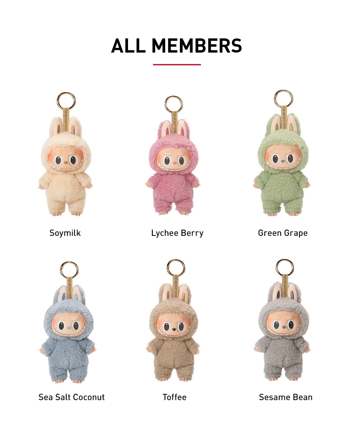 POP MART The Monsters Exciting Macaron Vinyl Face Plush Pendant – Kultowy Brelok Labubu V1 Blind Box - 4