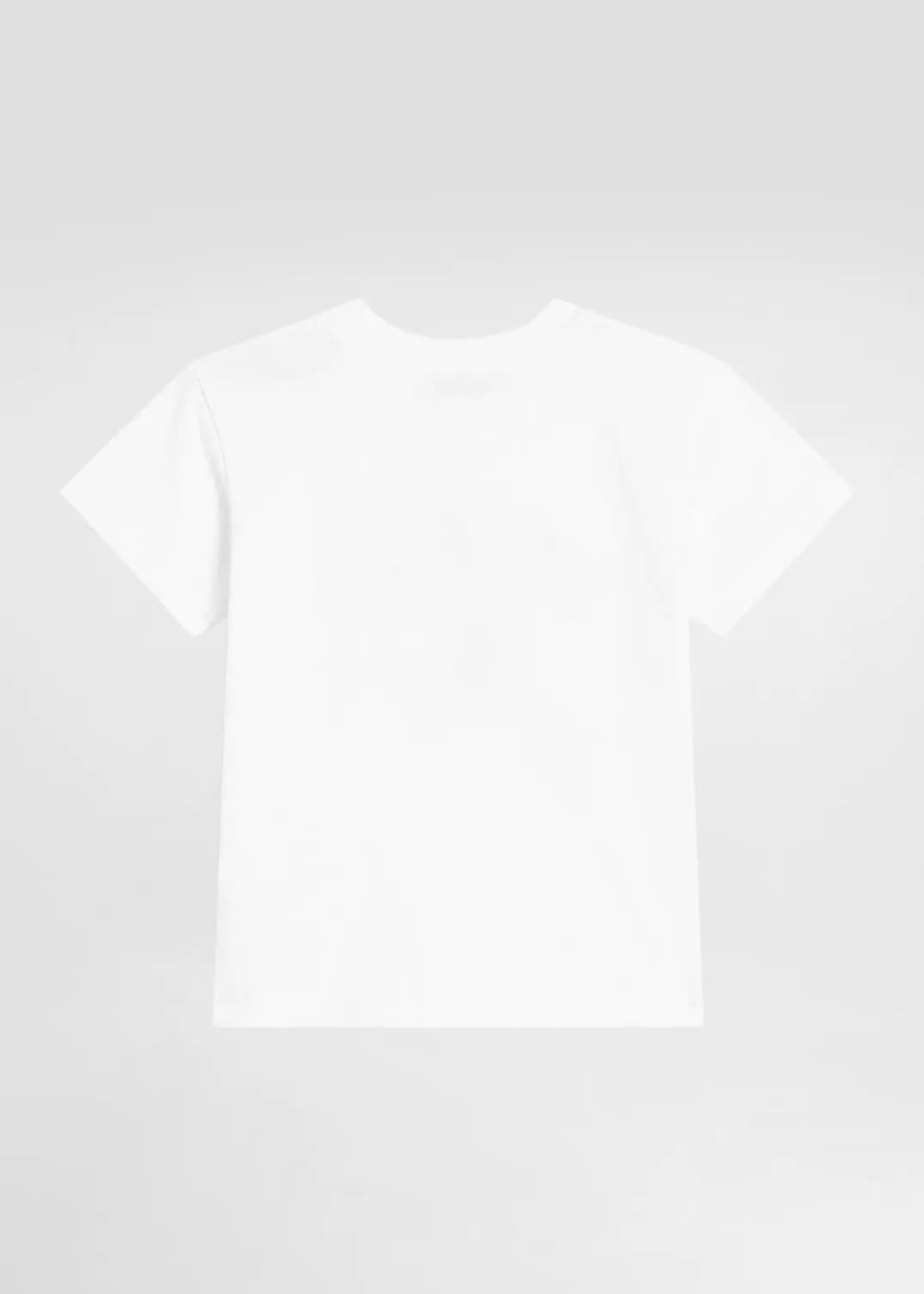 Bawełniany T-shirt Dolce & Gabbana Kids z nadrukiem logo DG - 2