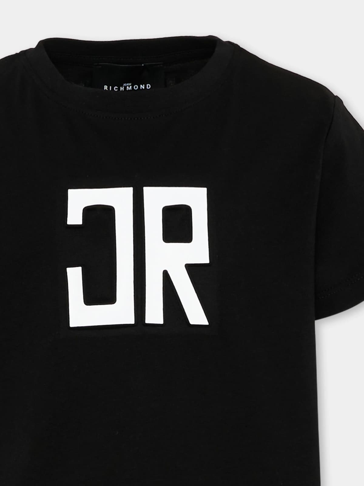 John Richmond Junior Dziecięcy zestaw T-shirt i szorty ZAGA z monogramem JR - 3