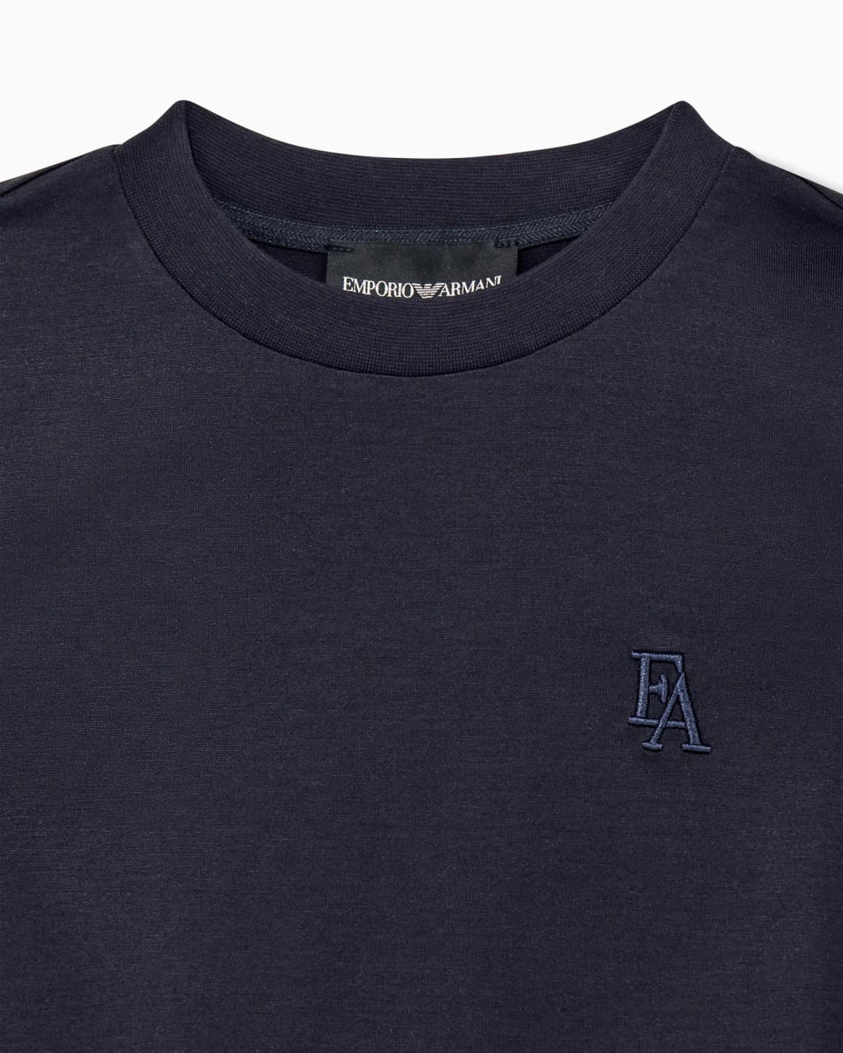 Emporio Armani Dziecięcy T-shirt z mieszanki lyocell z haftowanym logo - 3