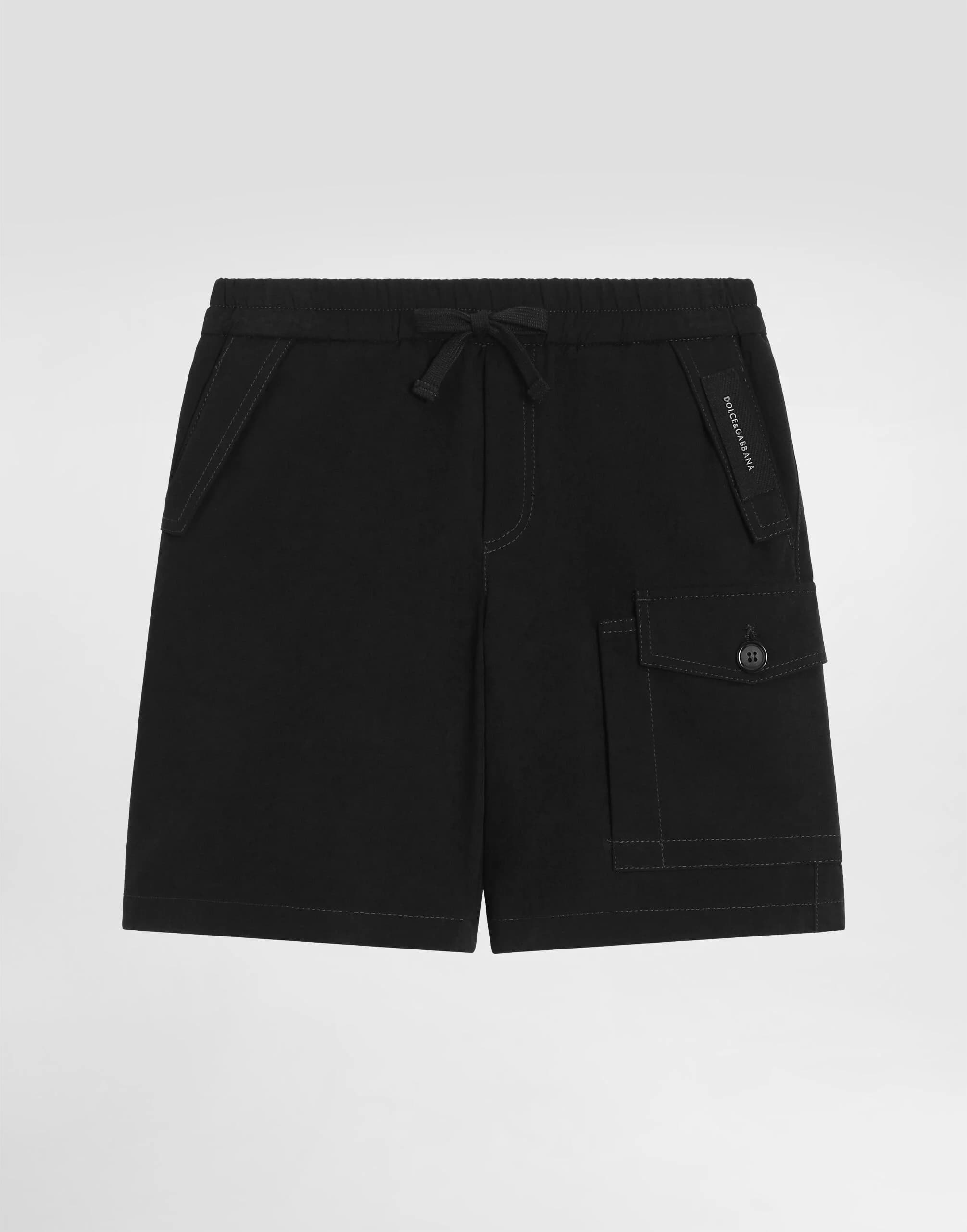 Dolce & Gabbana Kids Dziecięce bermudy z gabardyny - 1