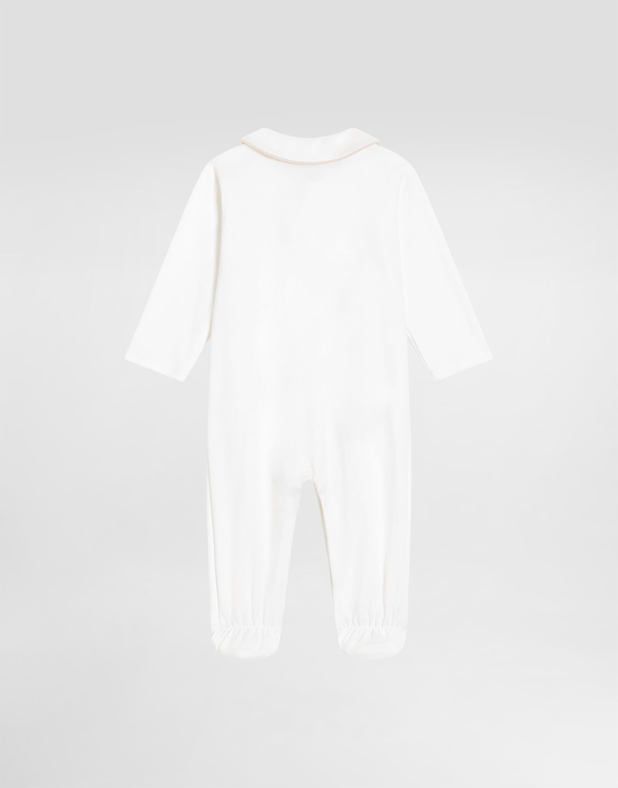 Dolce & Gabbana Kids Dziecięcy 3-częściowy zestaw prezentowy z interloku z haftem łańcuszkowym - 2