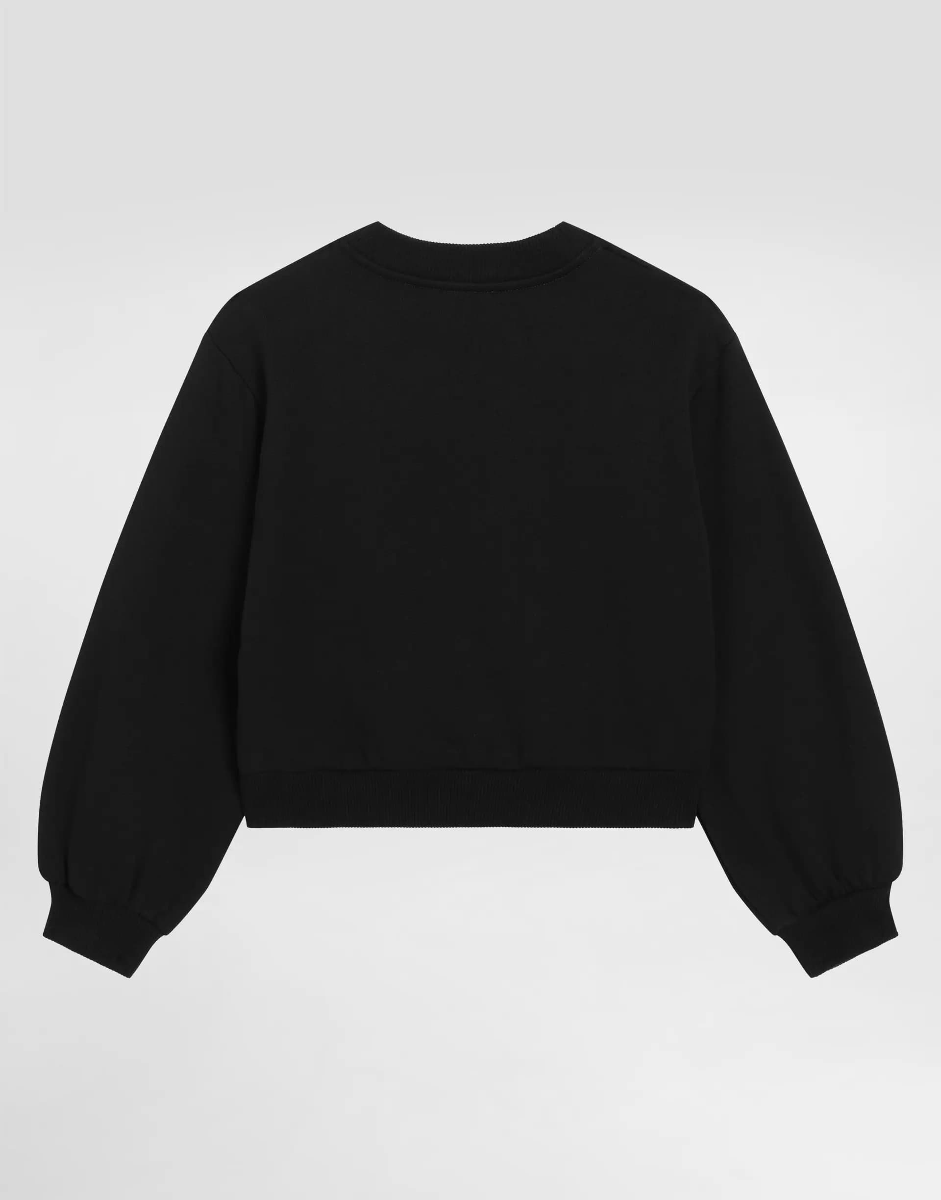 Bluza Dolce & Gabbana Kids z haftowanym logo DG - 5