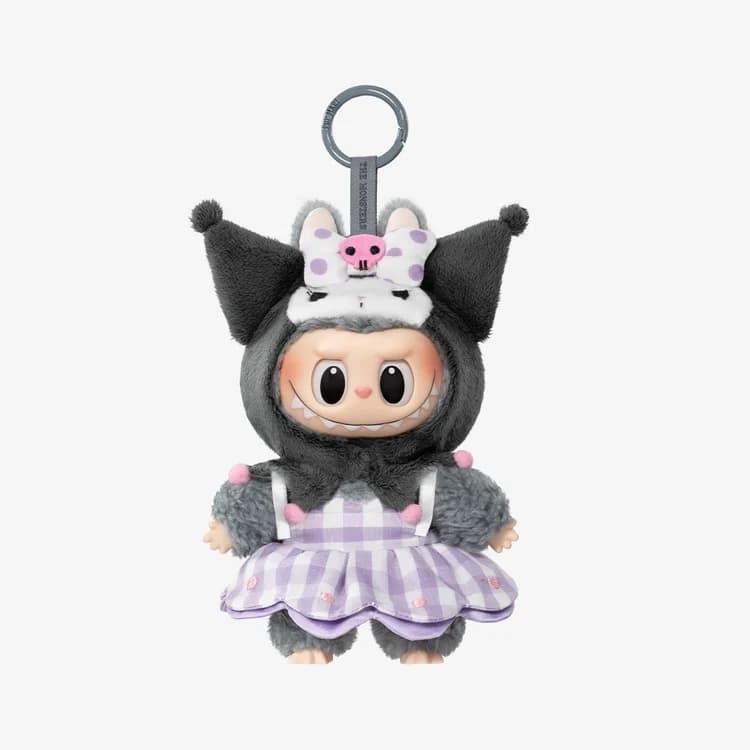 POP MART The Monsters Hello Kitty and Friends Series Vinyl Plush Pendant – Brelok Niespodzianka Labubu x Sanrio