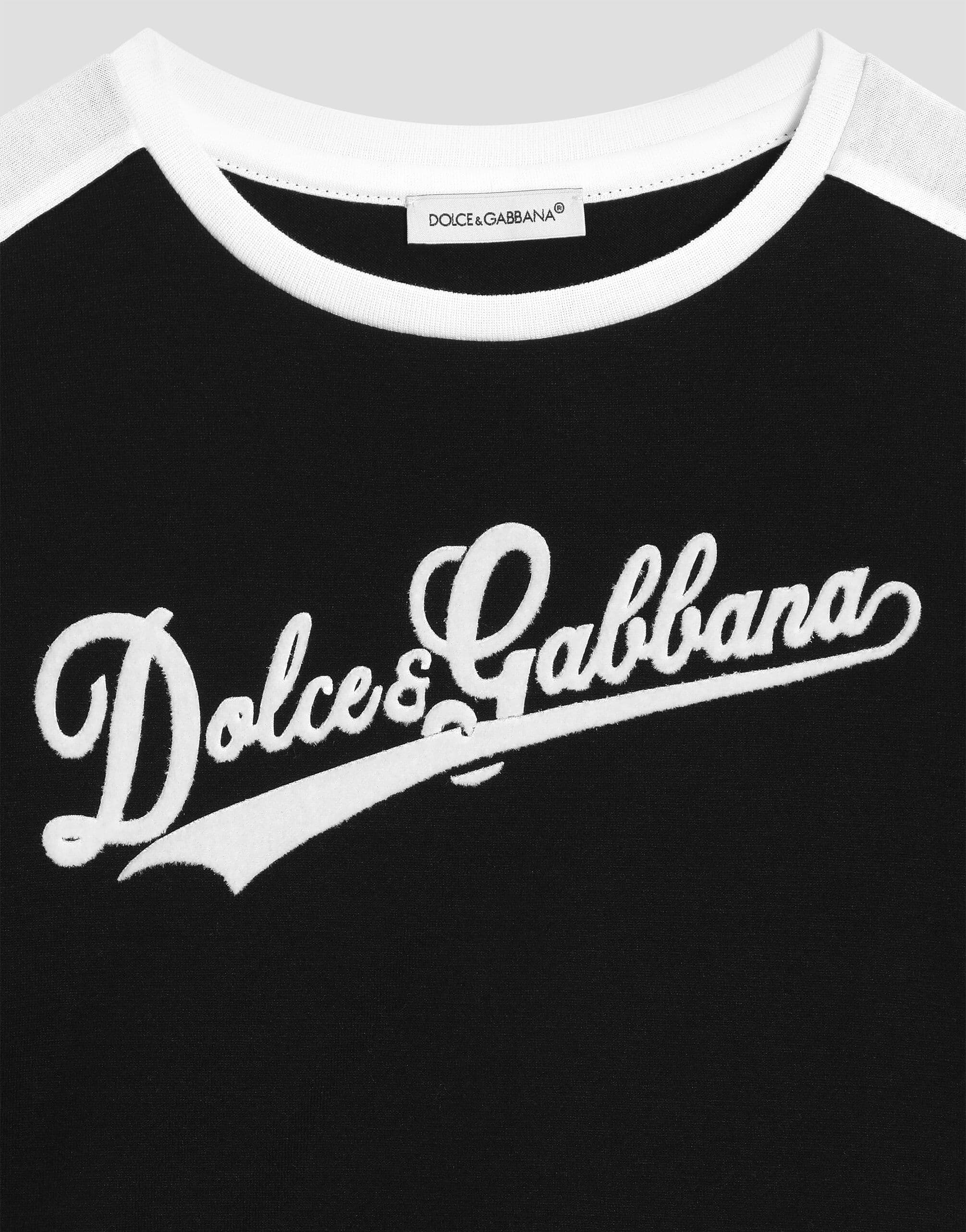 Dolce & Gabbana Kids Dziecięcy T-shirt jersey z nadrukiem (dla dziewczynek) - 3
