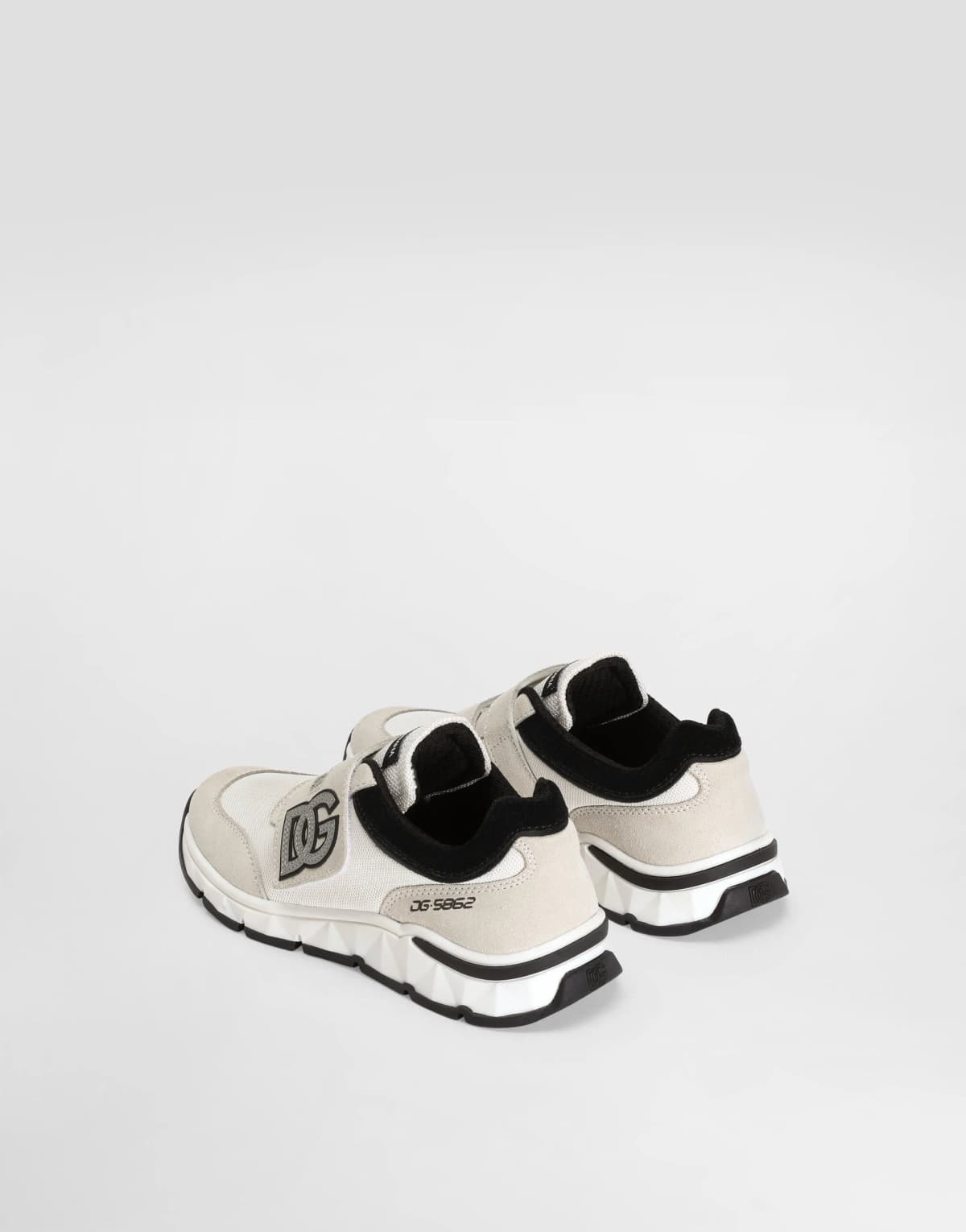 Sneakersy Dolce & Gabbana Kids DG z łączonych materiałów - 4