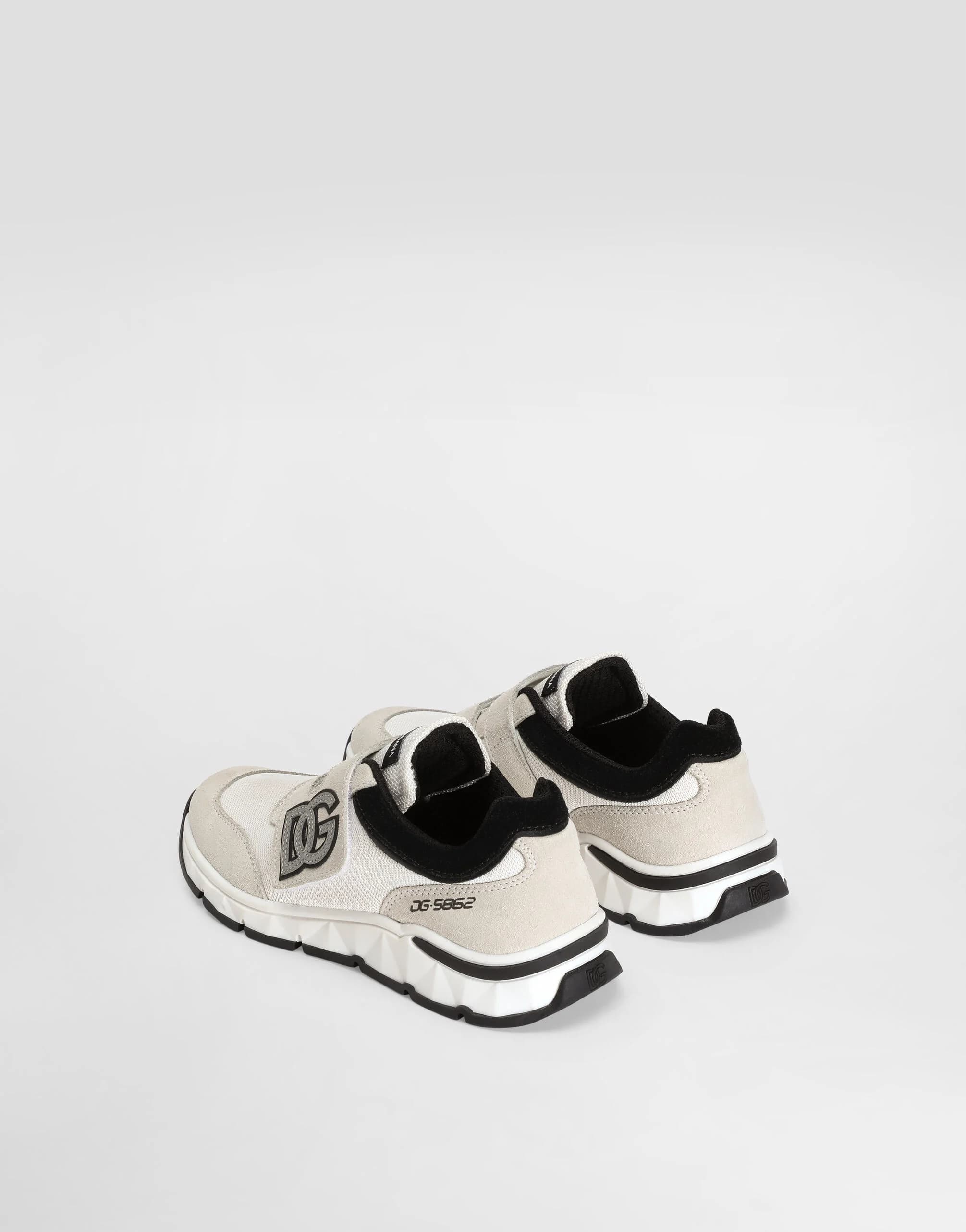 Sneakersy Dolce & Gabbana Kids DG z łączonych materiałów - 4
