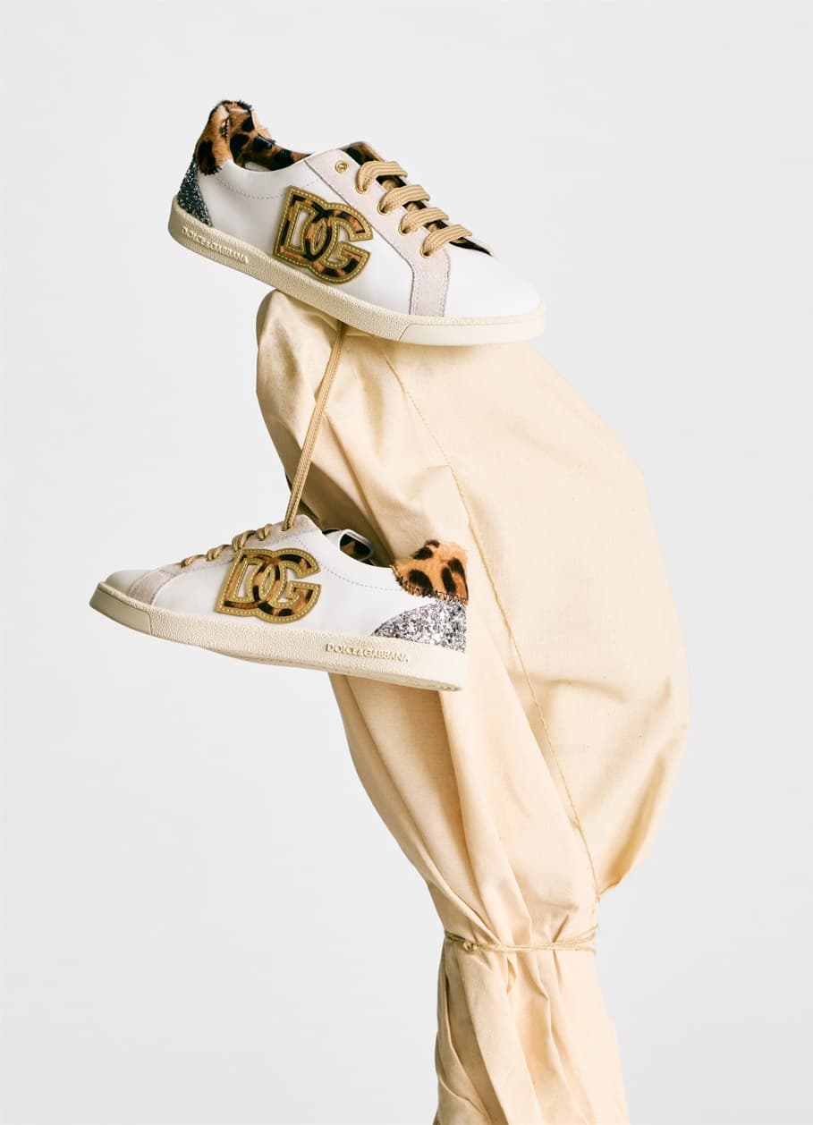 Sneakersy Dolce & Gabbana Kids DG Original ze skóry cielęcej i dwoinowej - 5
