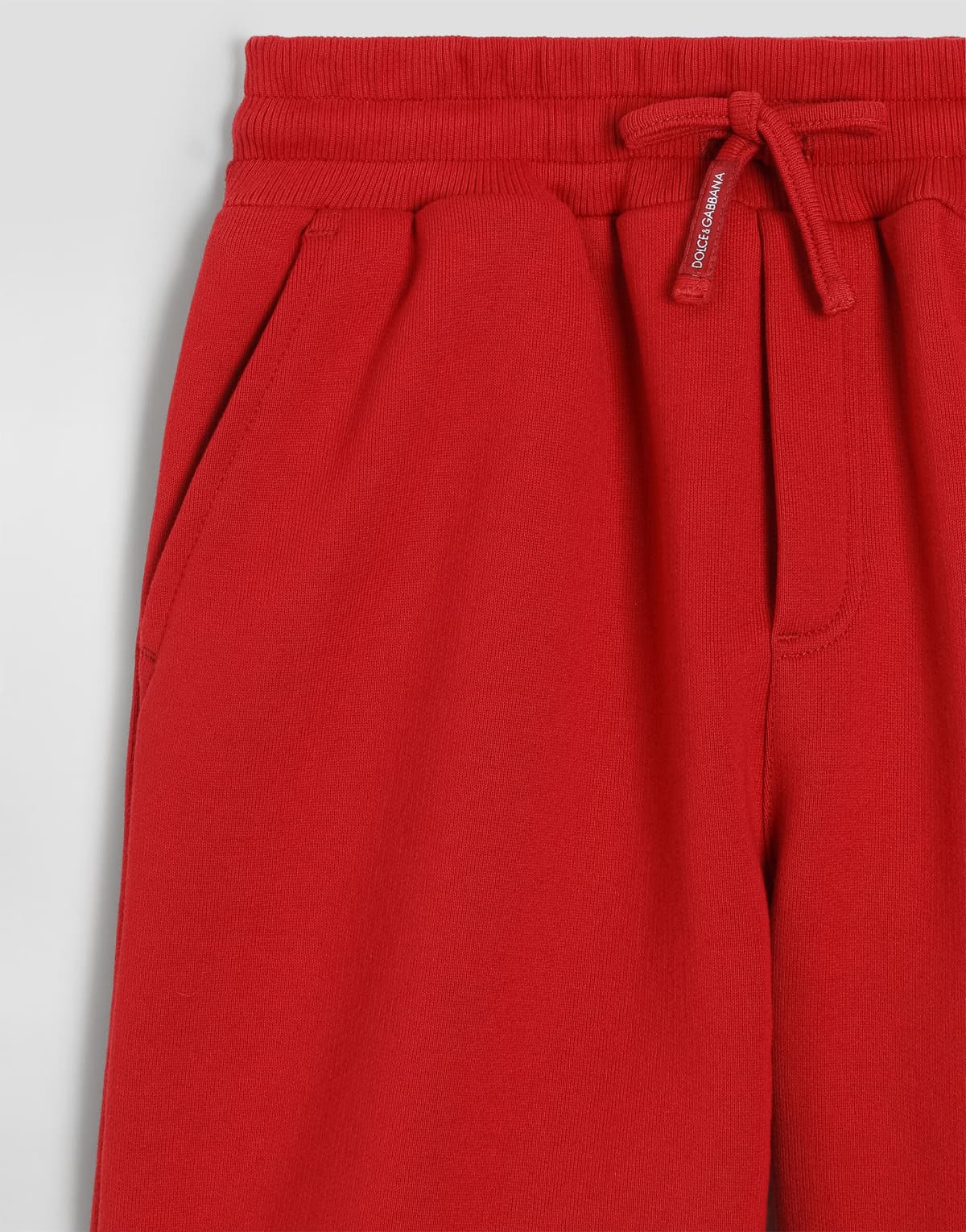 Dolce & Gabbana Kids Chłopięce bermudy z polaru z naszywką logo - 5