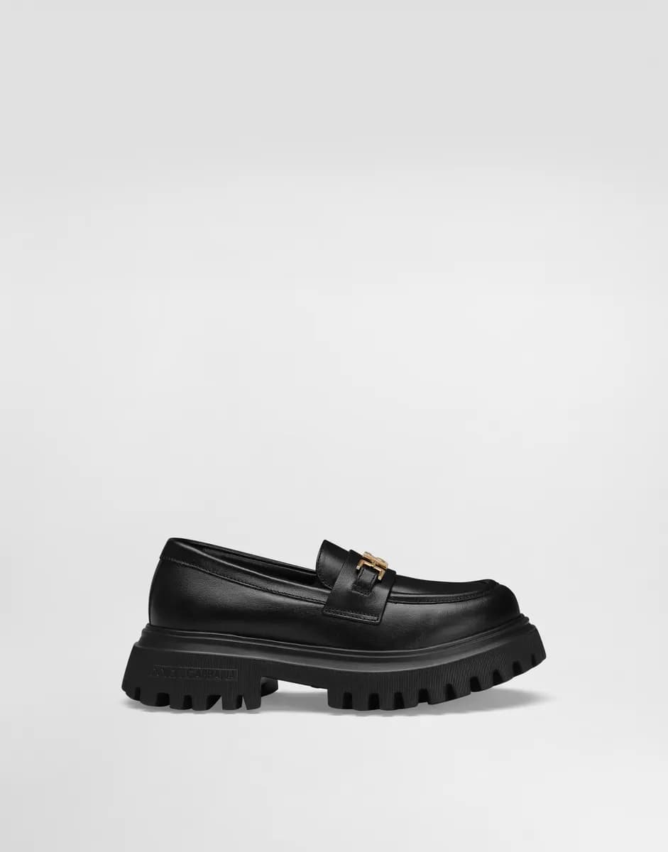 Dolce & Gabbana Kids Dziecięce mokasyny z nappa skóry cielęcej - 5