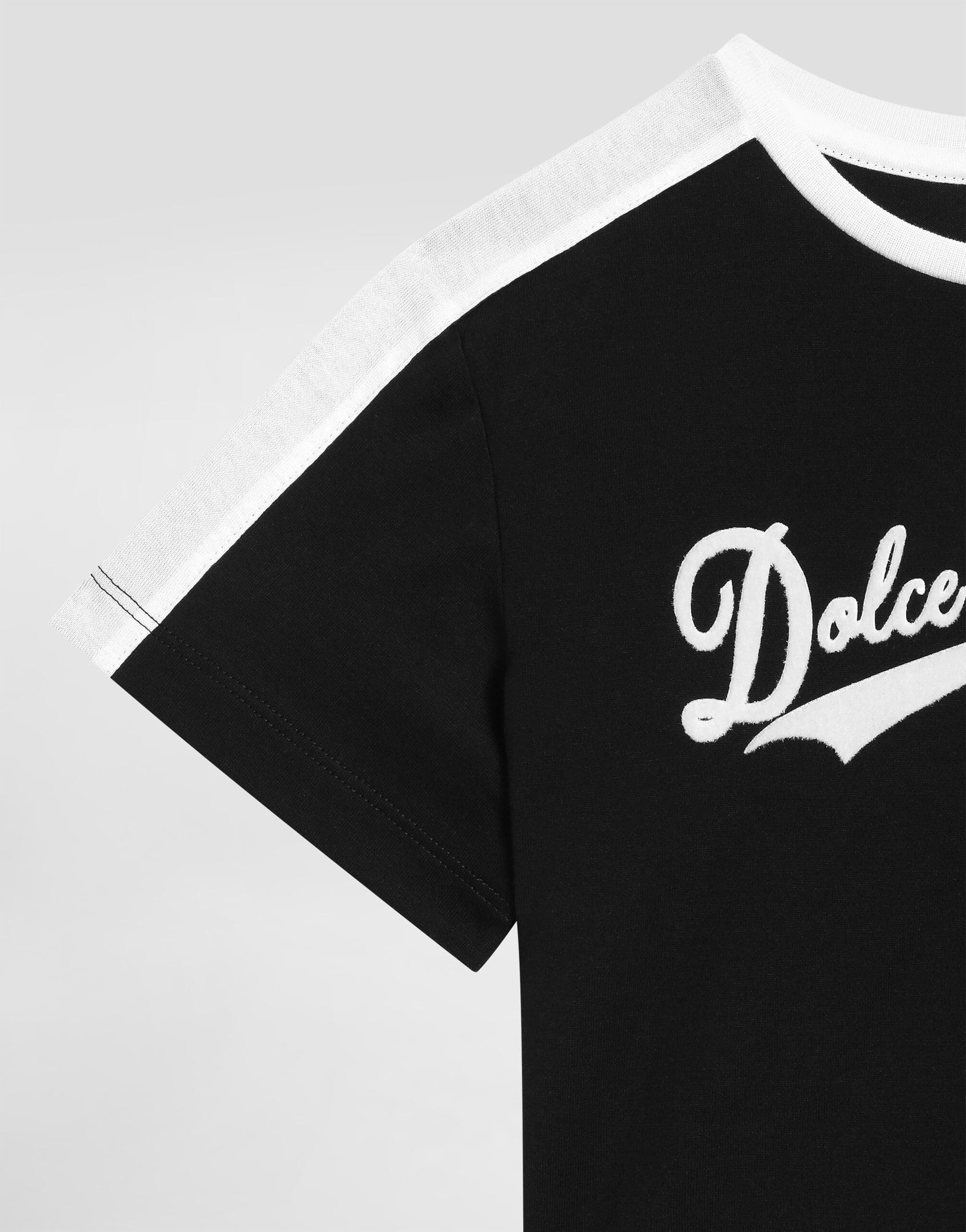 Dolce & Gabbana Kids Dziecięcy T-shirt jersey z nadrukiem (dla dziewczynek) - 4