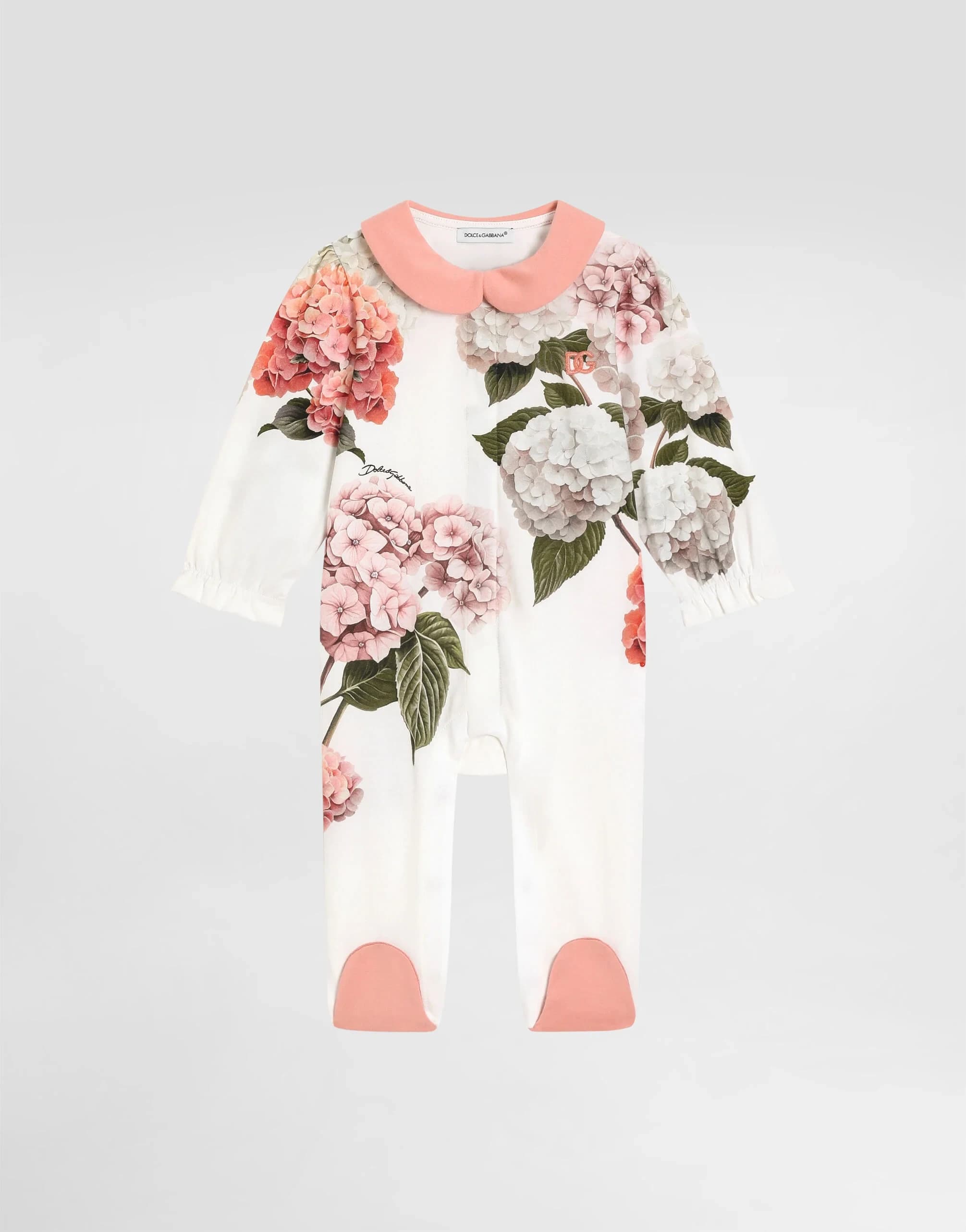 Dolce & Gabbana Kids noworodkowy 3-częściowy zestaw prezentowy z gładkiego jerseyu - 2