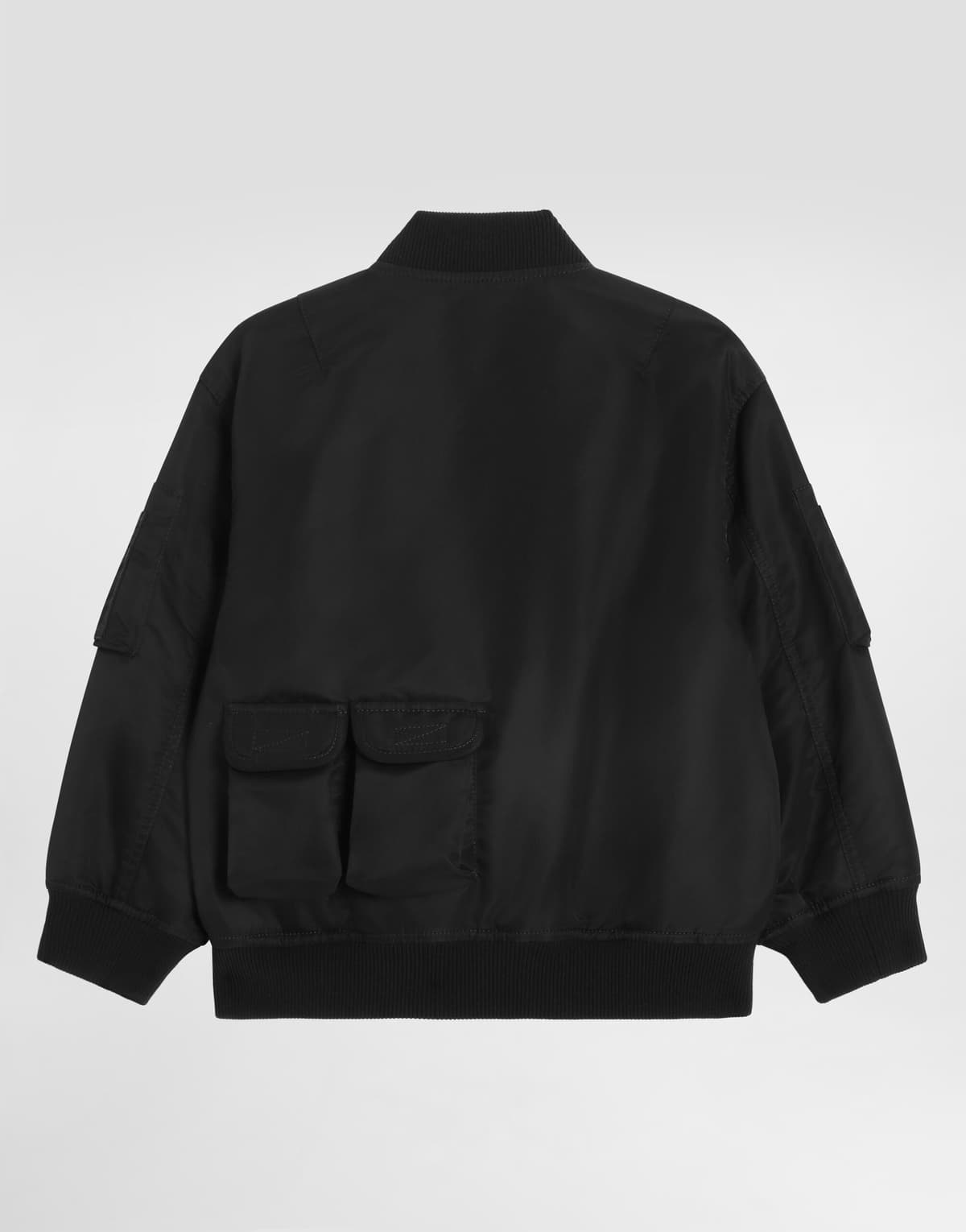 Dolce & Gabbana Kids dziecięca kurtka bomberka z gabardyny - 3