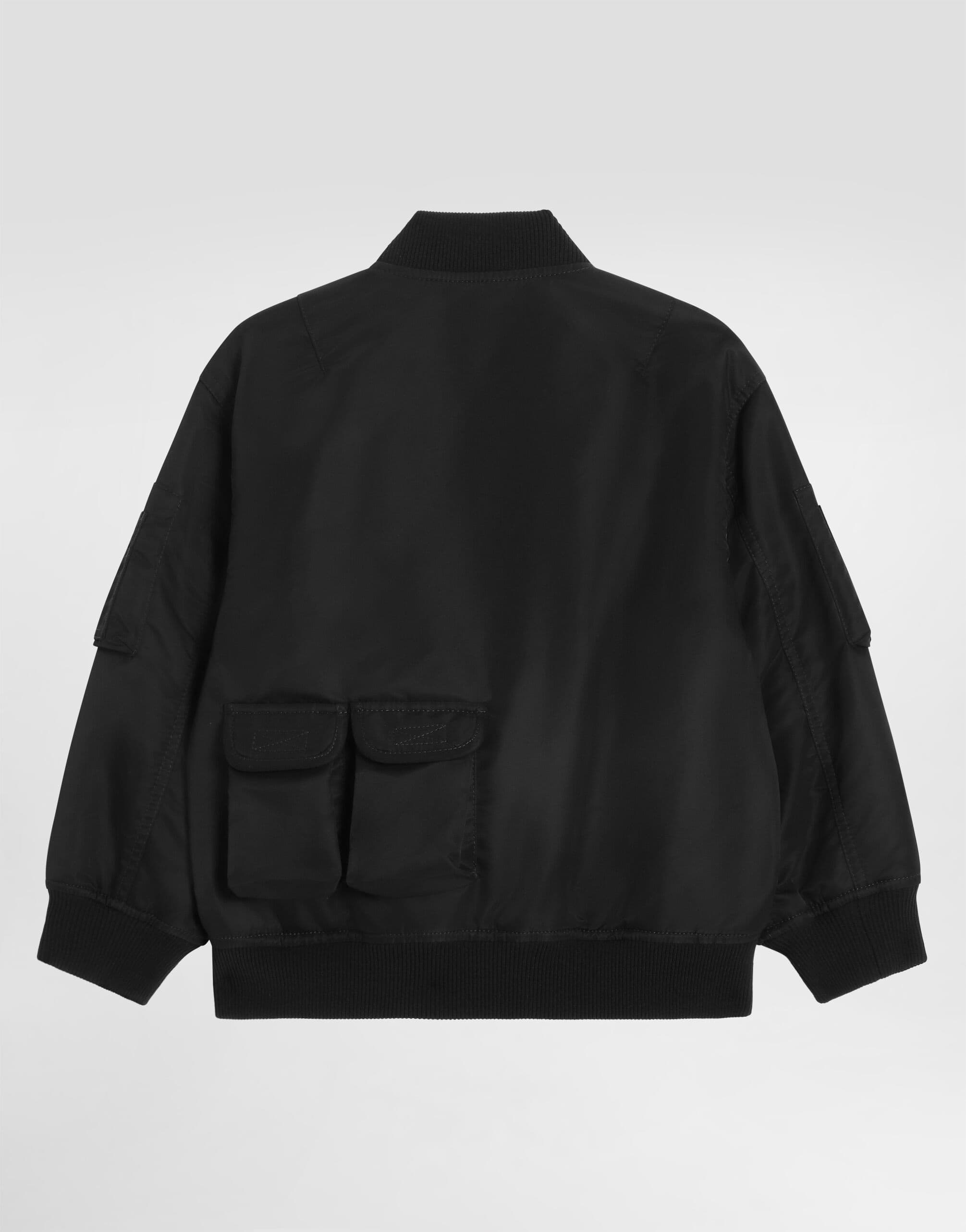 Dolce & Gabbana Kids dziecięca kurtka bomberka z gabardyny - 3