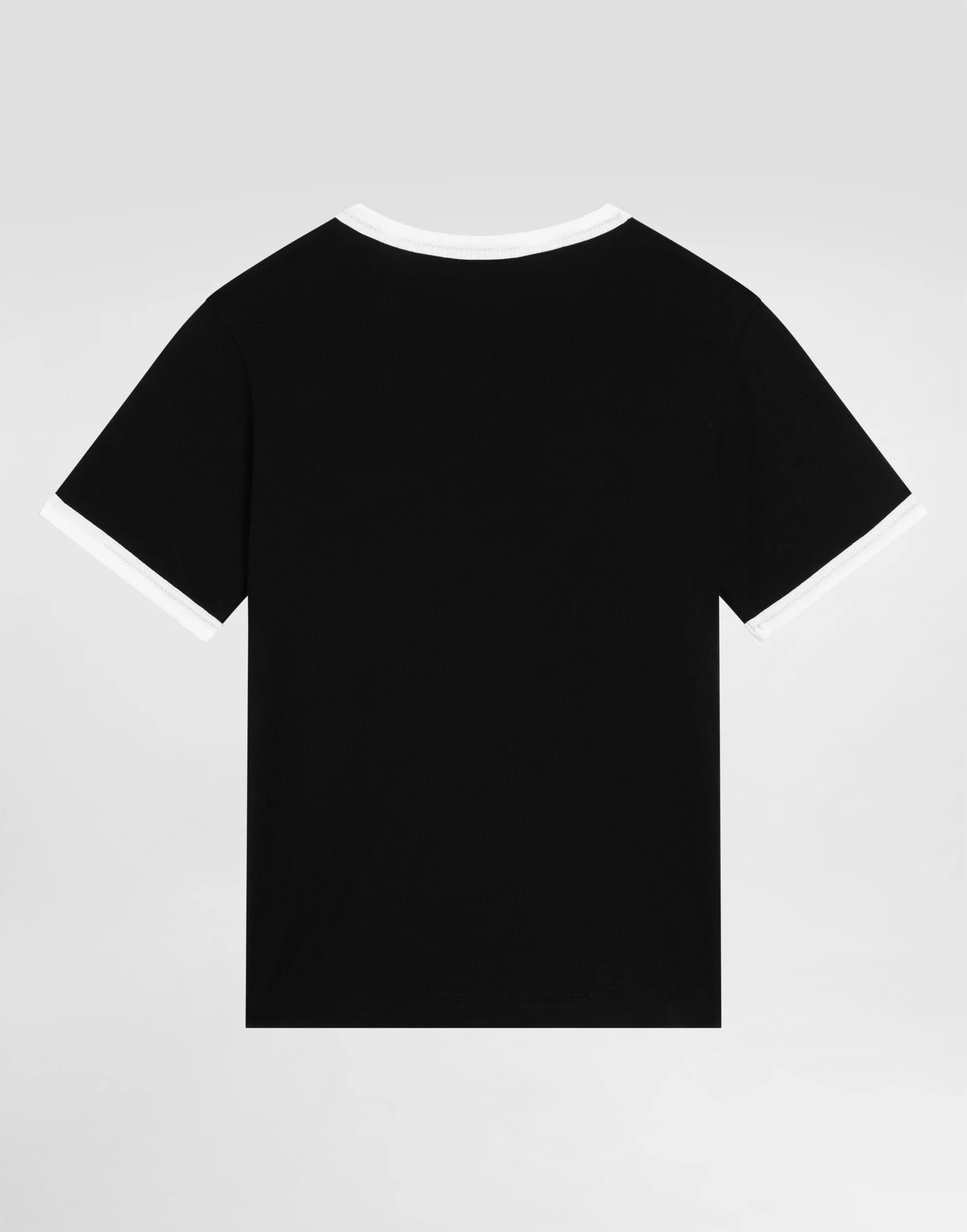 Dolce & Gabbana Kids dziecięcy T-shirt jersey z nadrukiem Dolce&Gabbana  - 2