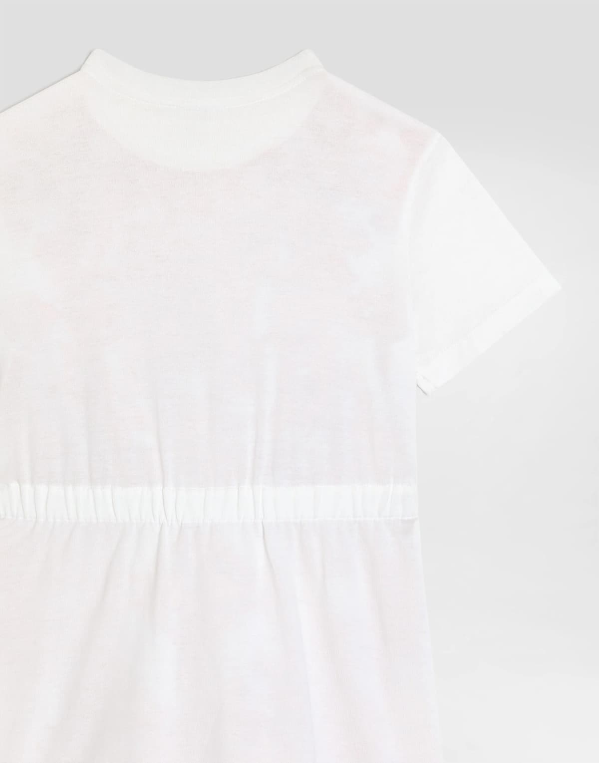 Dolce & Gabbana Kids Dziewczęca sukienka z jerseyu z nadrukiem Majolica i efektem trompe-l'œil - 5