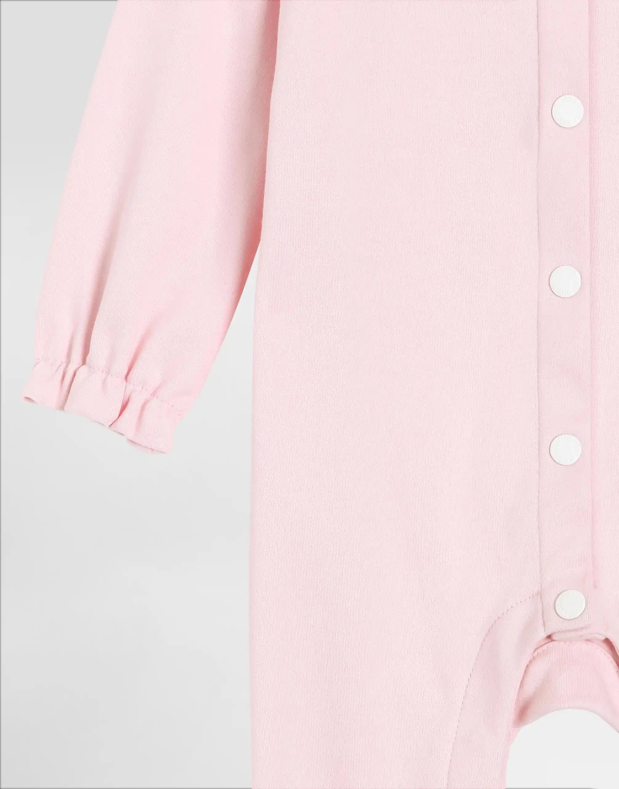 Dolce & Gabbana Kids 3-częściowy zestaw prezentowy dla niemowlęcia z interloku z nadrukiem i kokardką - 3
