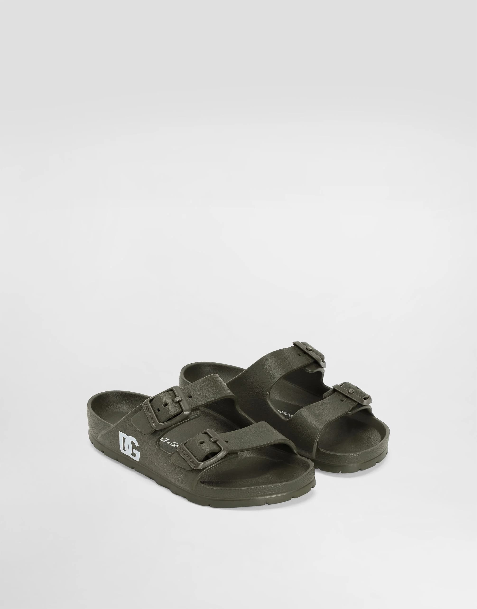 Dolce & Gabbana Kids dziecięce zielony klapki EVA - 2