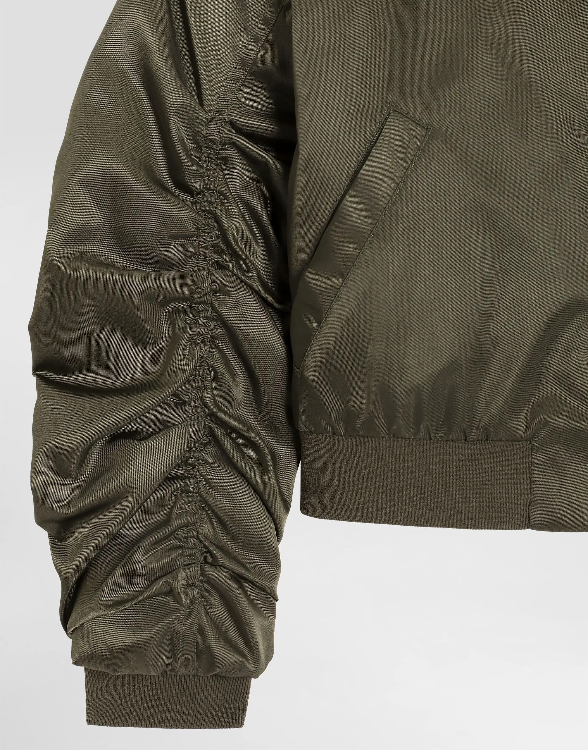 Dolce & Gabbana Kids Dziecięca kurtka bomber z nylonowego płótna - 4