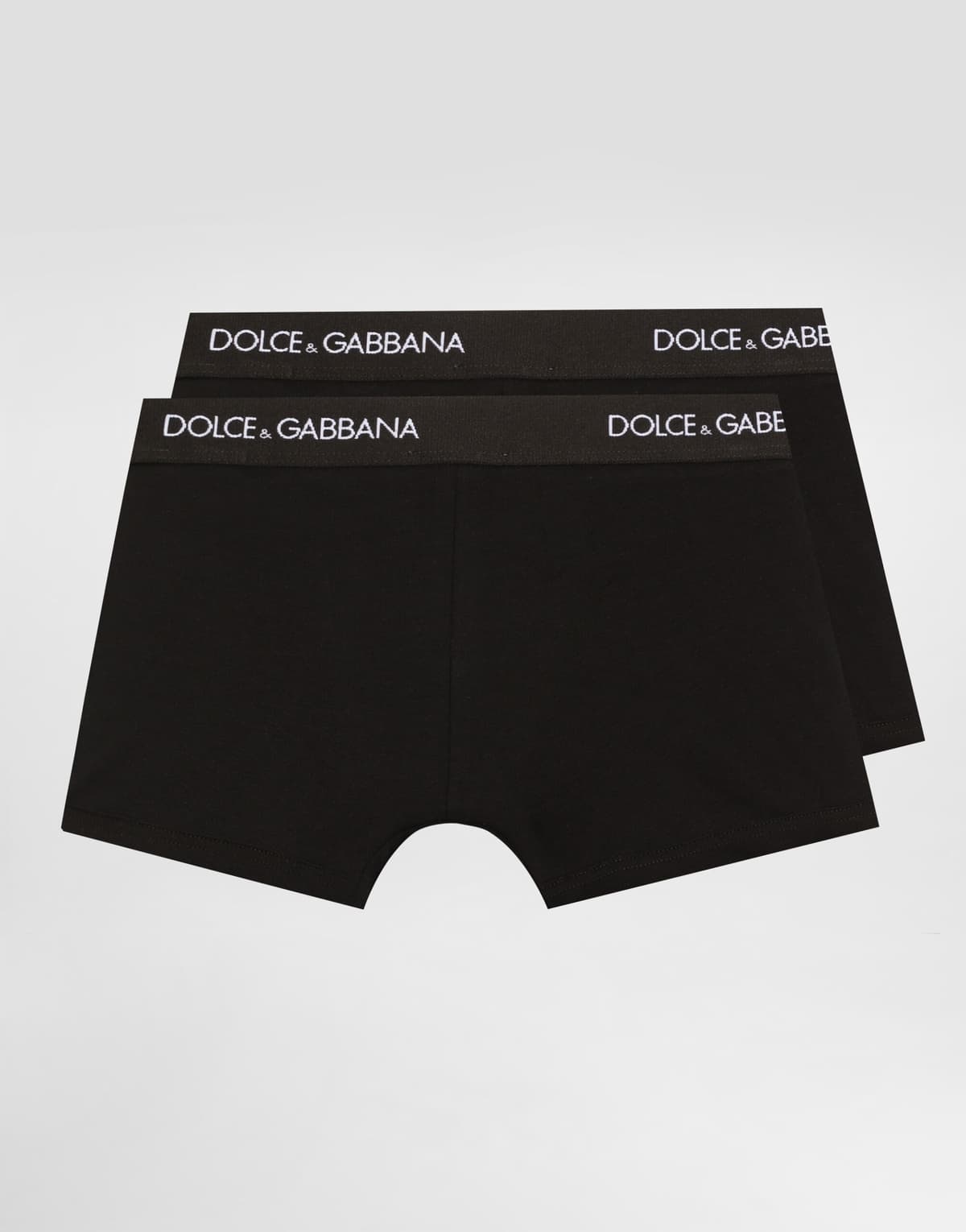 Dolce & Gabbana Kids Chłopięcy dwupak bokserek z firmową gumką - 2