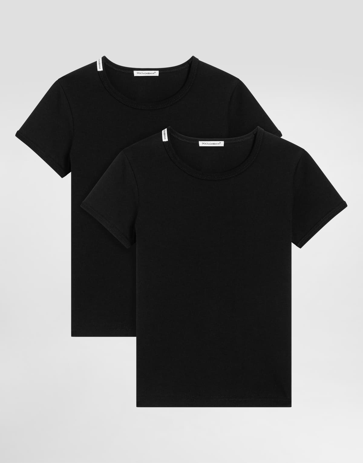 Dolce & Gabbana Kids Dwupak T-shirtów z jerseyju z krótkim rękawem