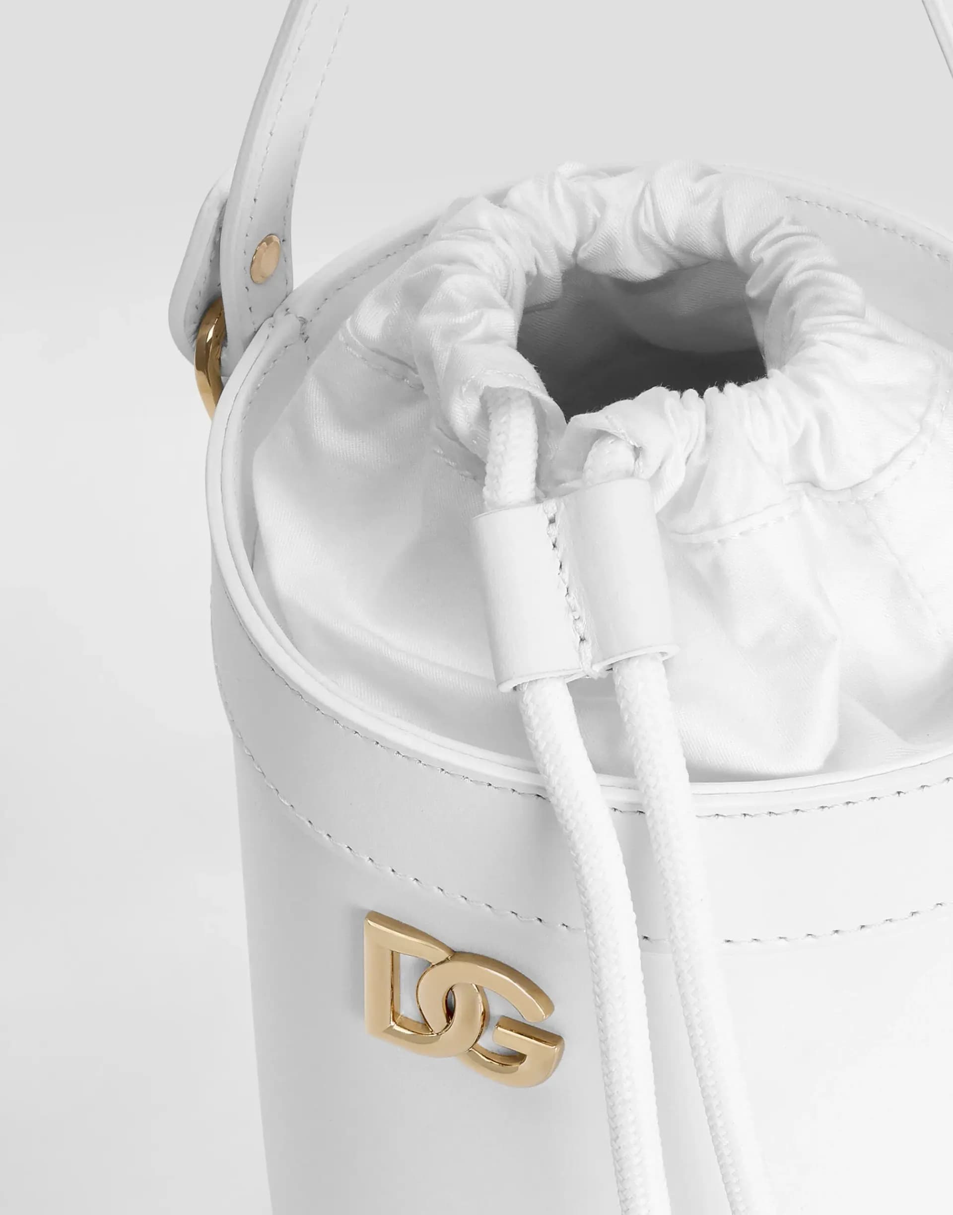 Dolce & Gabbana Kids Dziecięca torebka bucket z nappa cielęcej skóry - 5