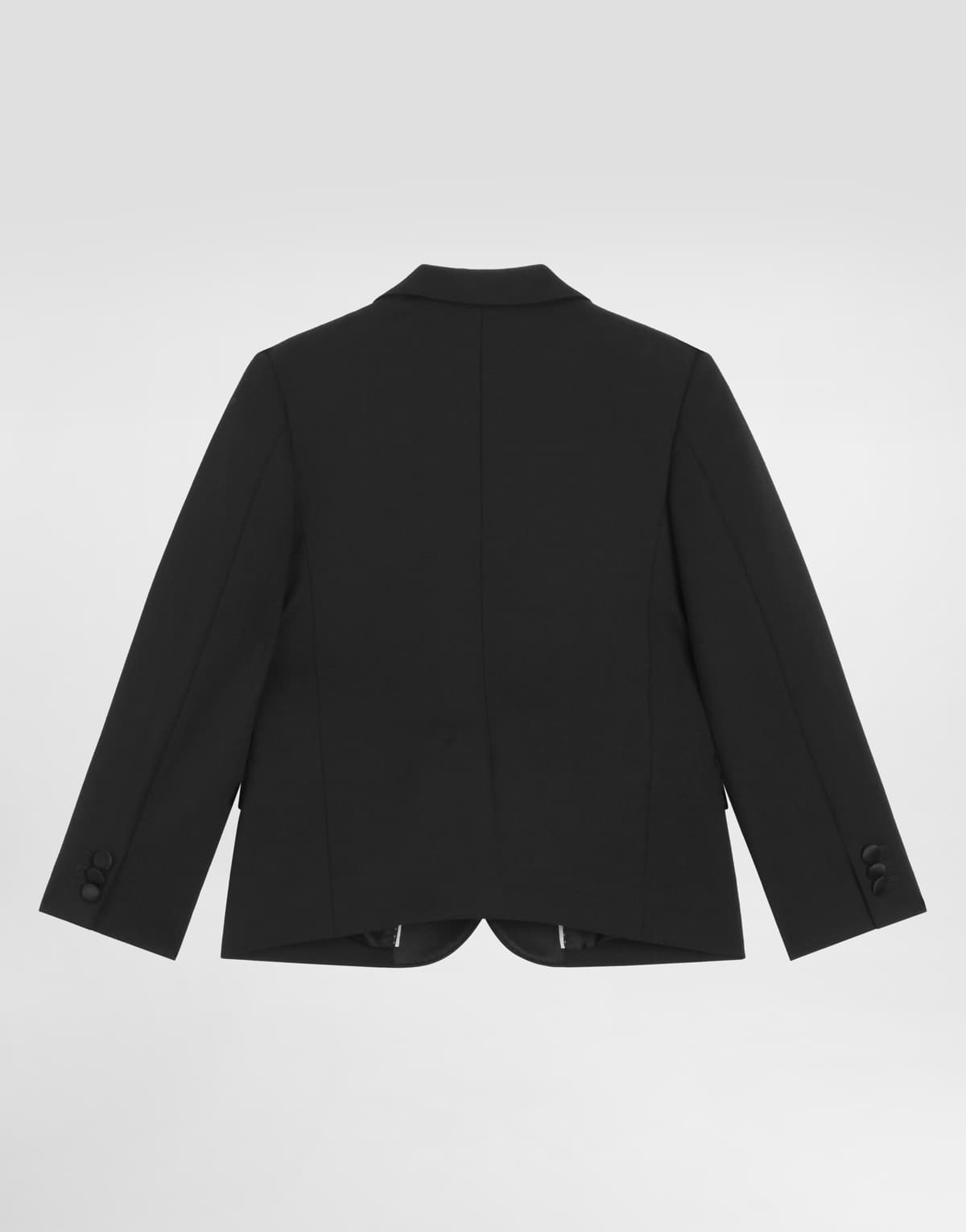 Dolce & Gabbana Kids Chłopięcy jednorzędowy żakiet z bi-stretch twill - 2