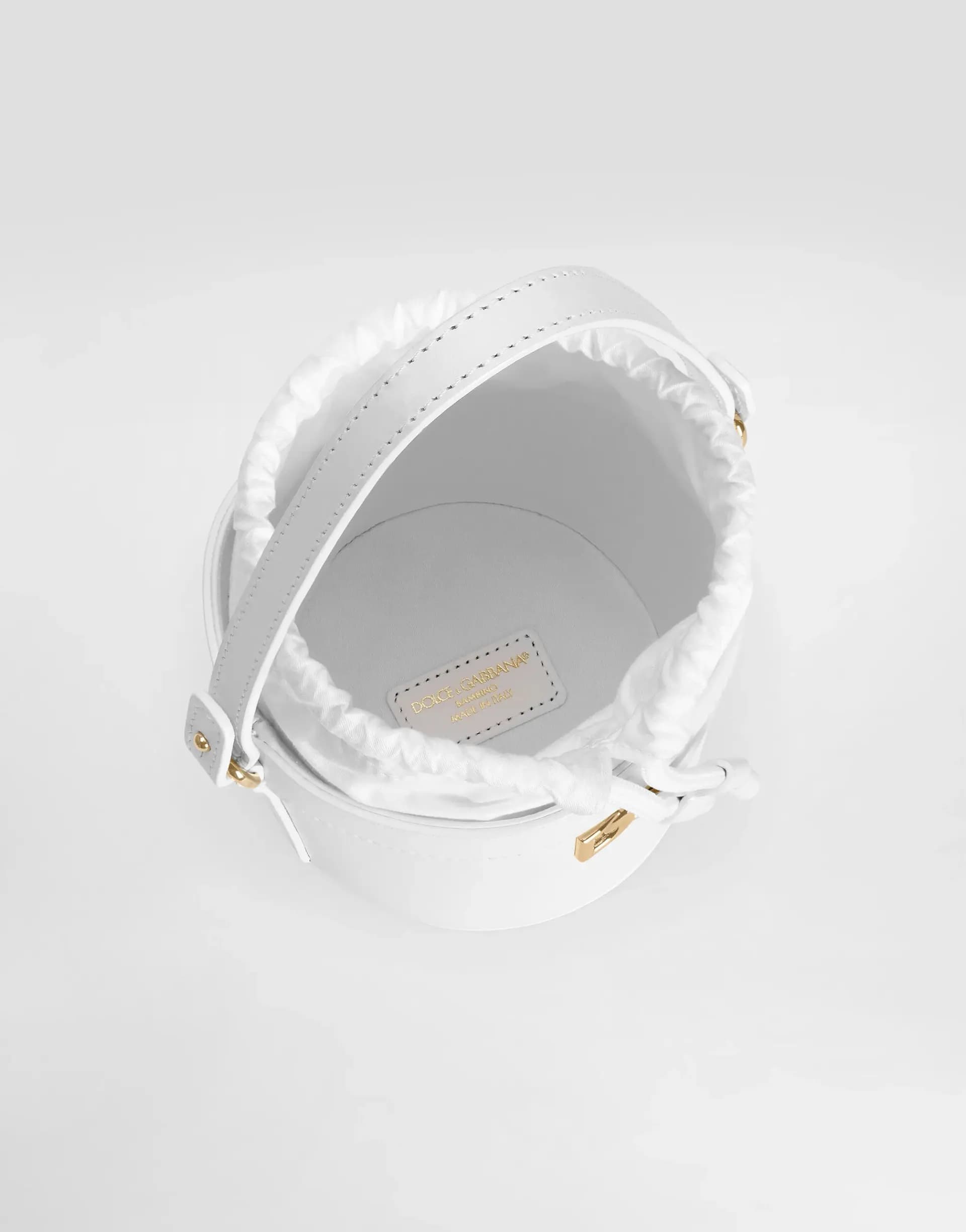 Dolce & Gabbana Kids Dziecięca torebka bucket z nappa cielęcej skóry - 4