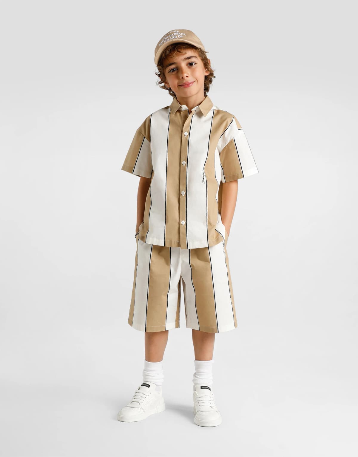 Dolce & Gabbana Kids Chłopięce sneakersy New Roma z nappa skóry cielęcej - 2