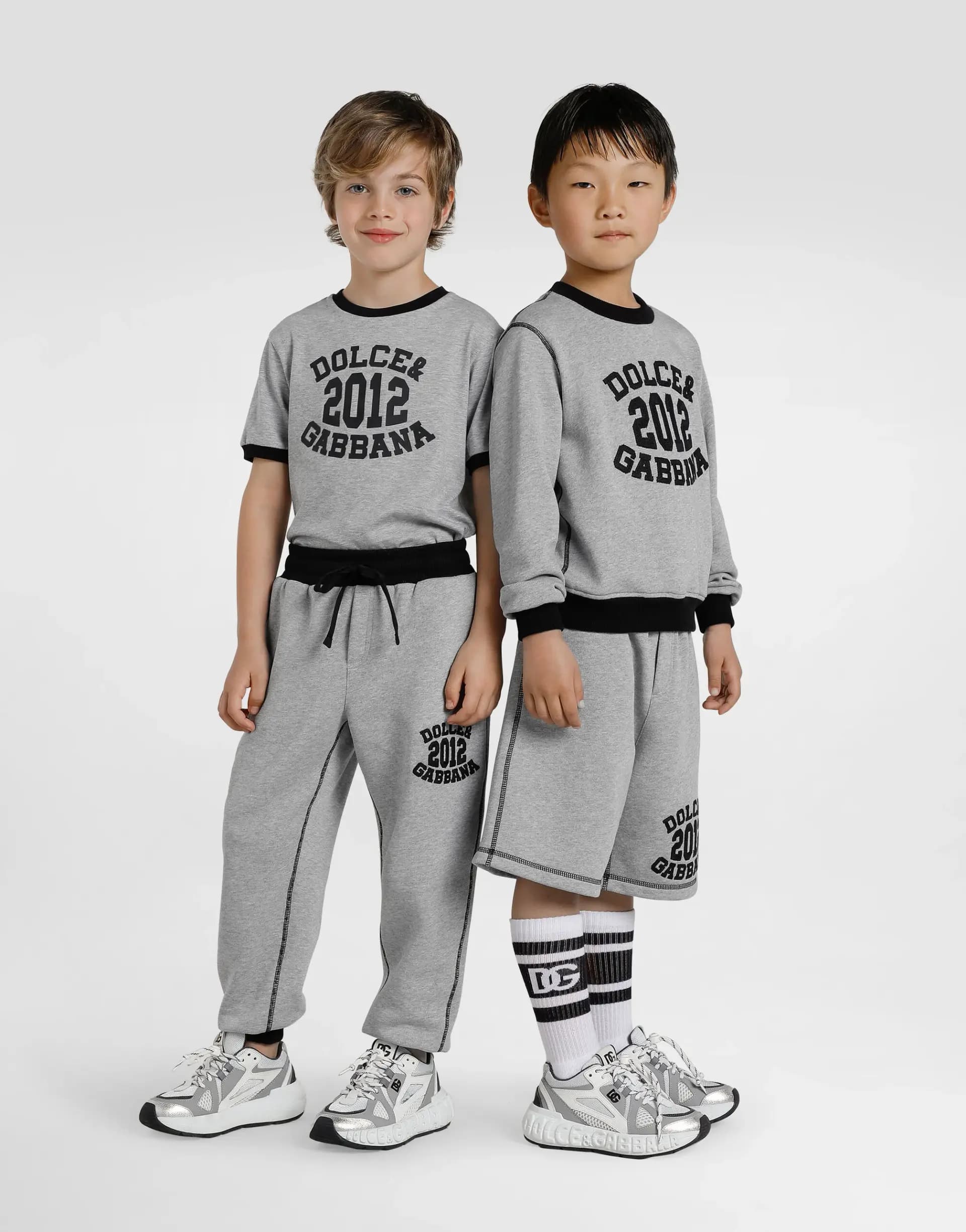 Dolce & Gabbana Kids dziecięce sneakersy z nylonu i siatki - 6
