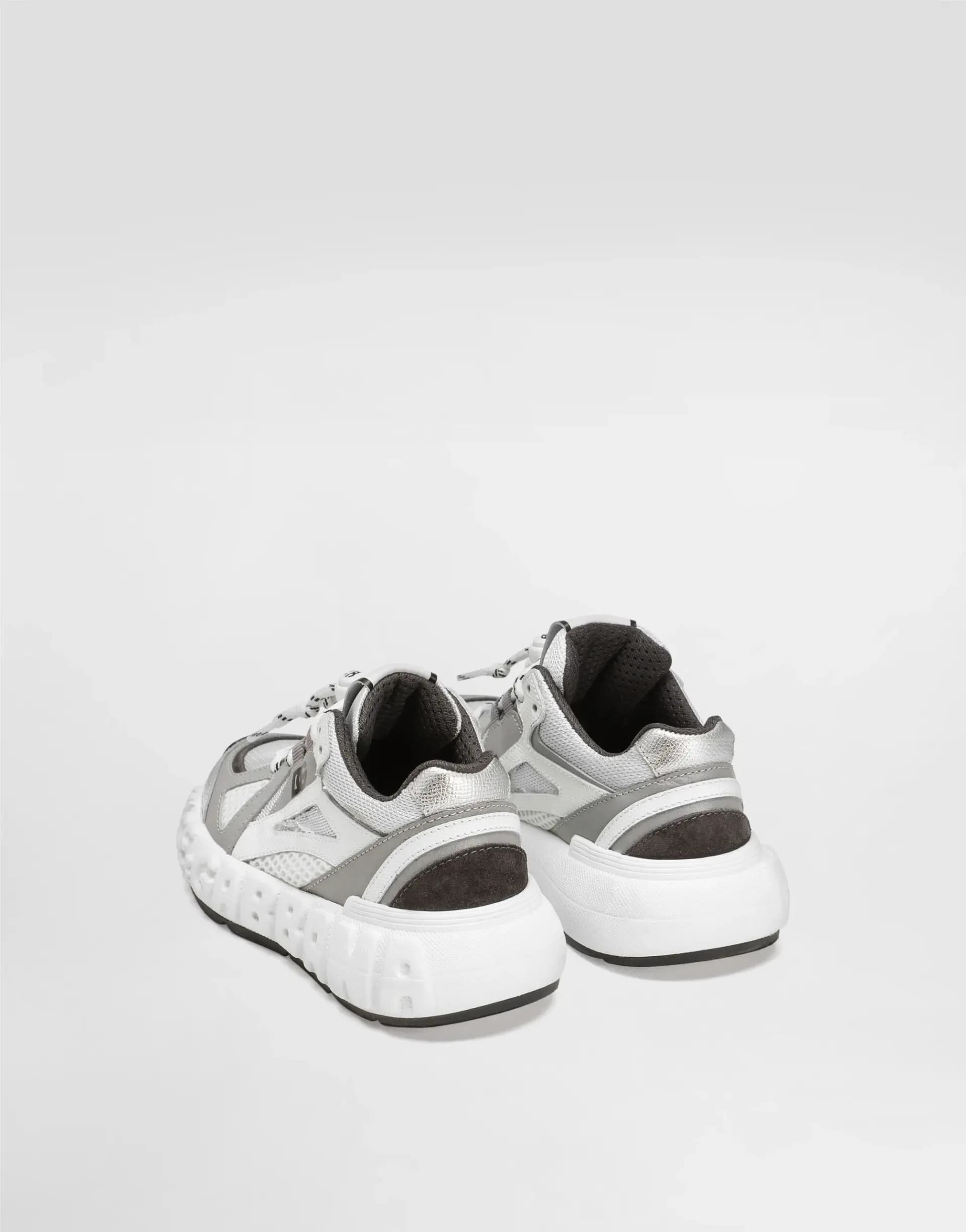 Dolce & Gabbana Kids dziecięce sneakersy z nylonu i siatki - 3