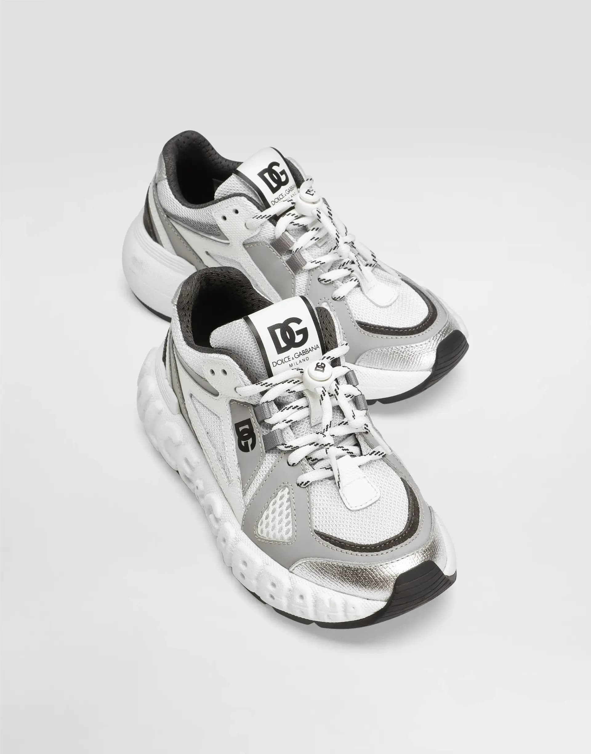 Dolce & Gabbana Kids dziecięce sneakersy z nylonu i siatki - 4