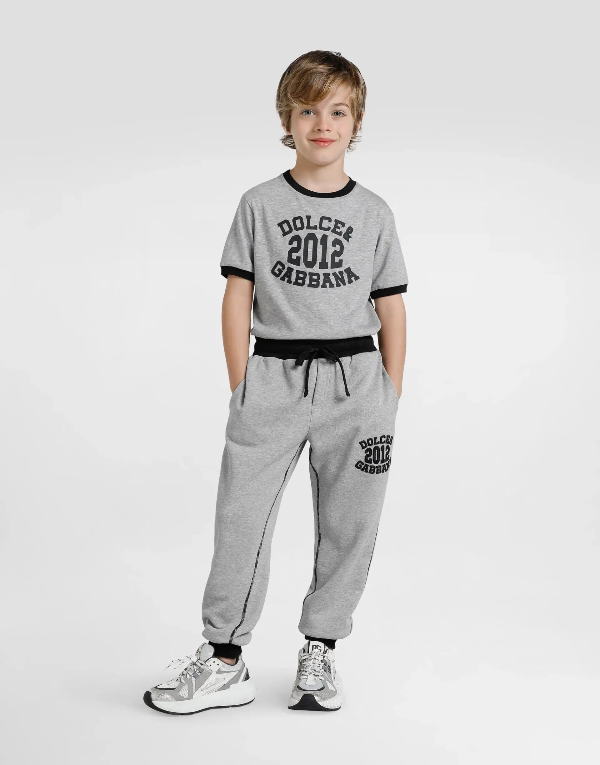 Dolce & Gabbana Kids dziecięce sneakersy z nylonu i siatki - 5