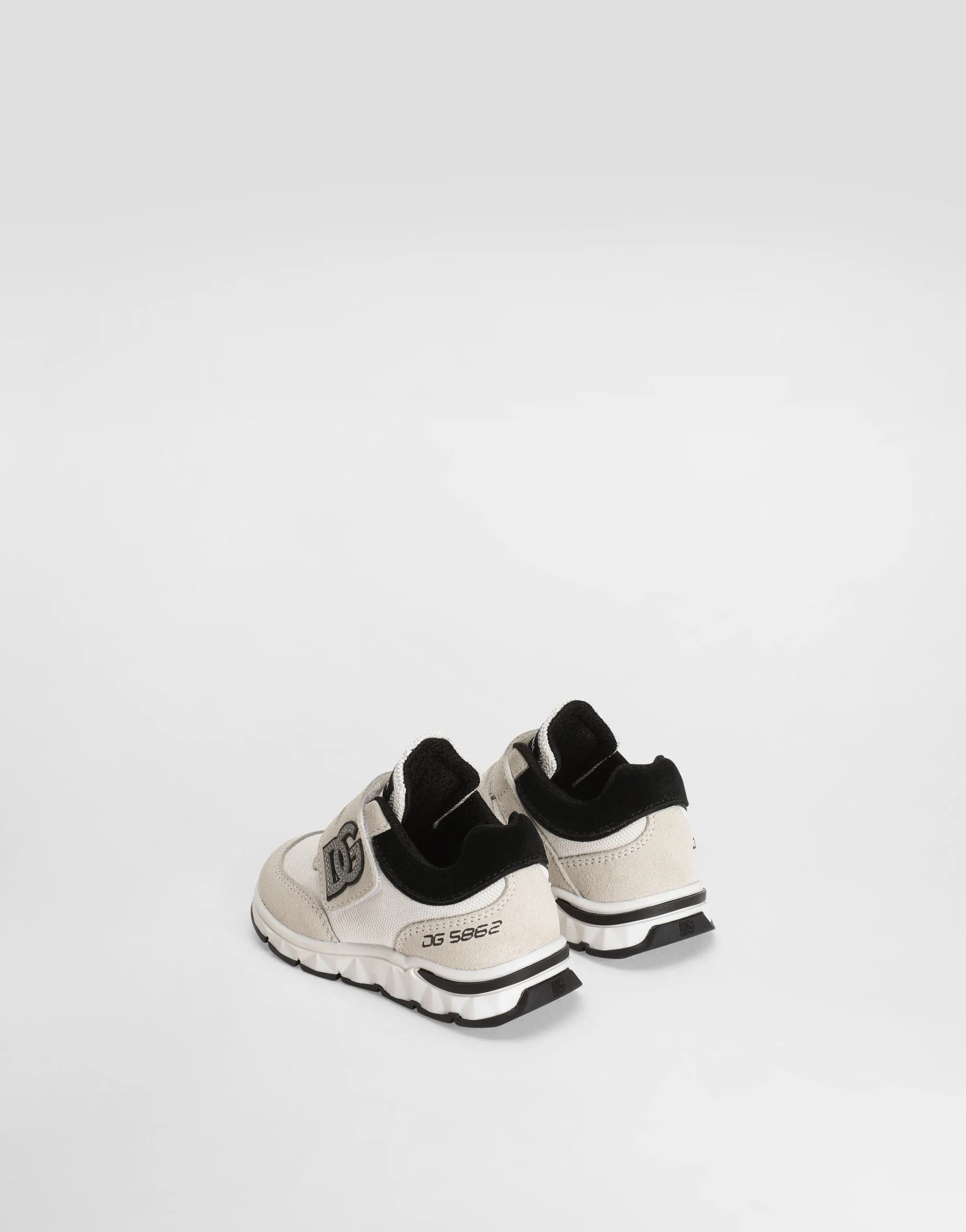 Sneakersy Dolce & Gabbana Kids First Steps z materiałów łączonych - 3