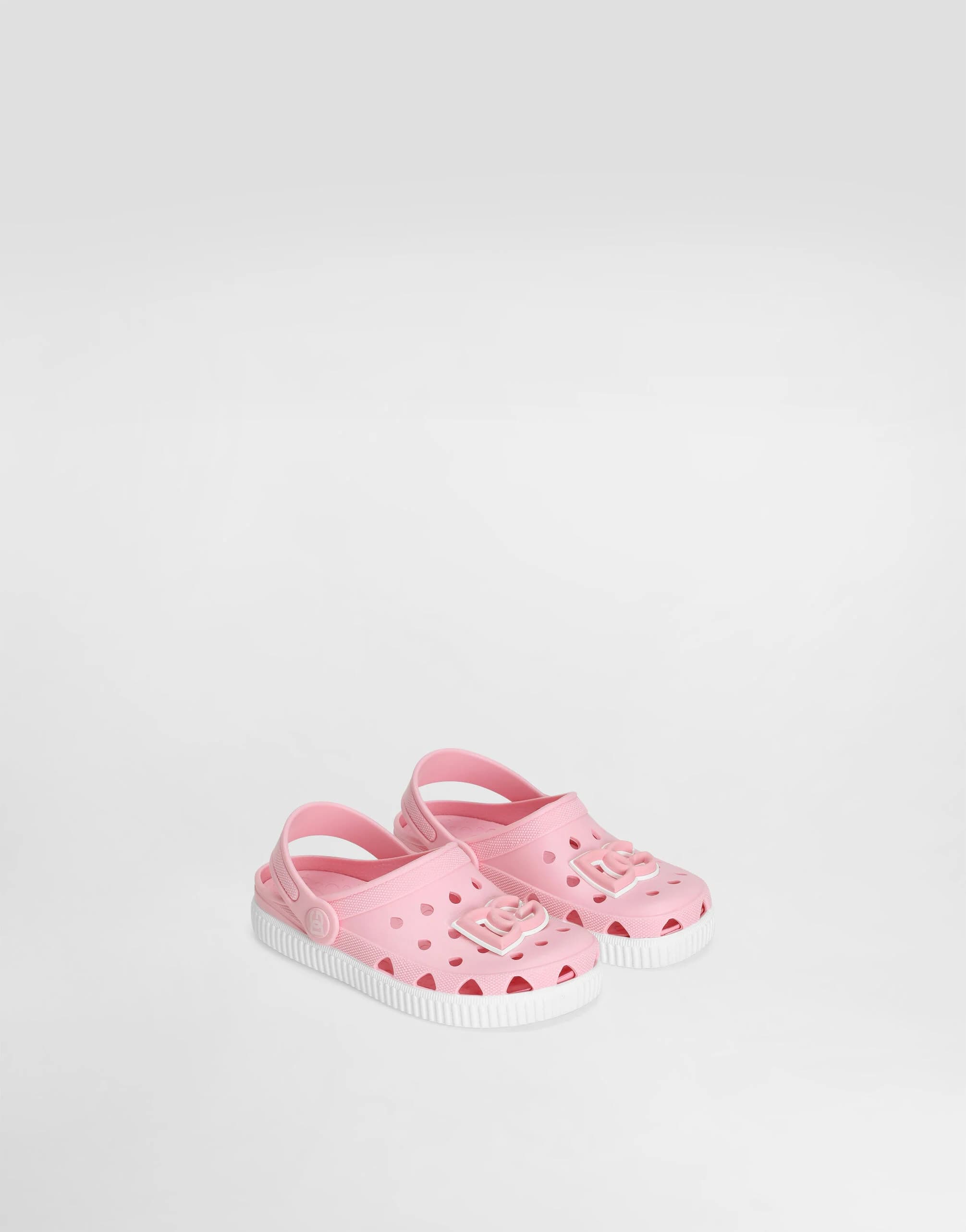 Gumowe buty typu slip-on Dolce & Gabbana Kids z logo DG - 2
