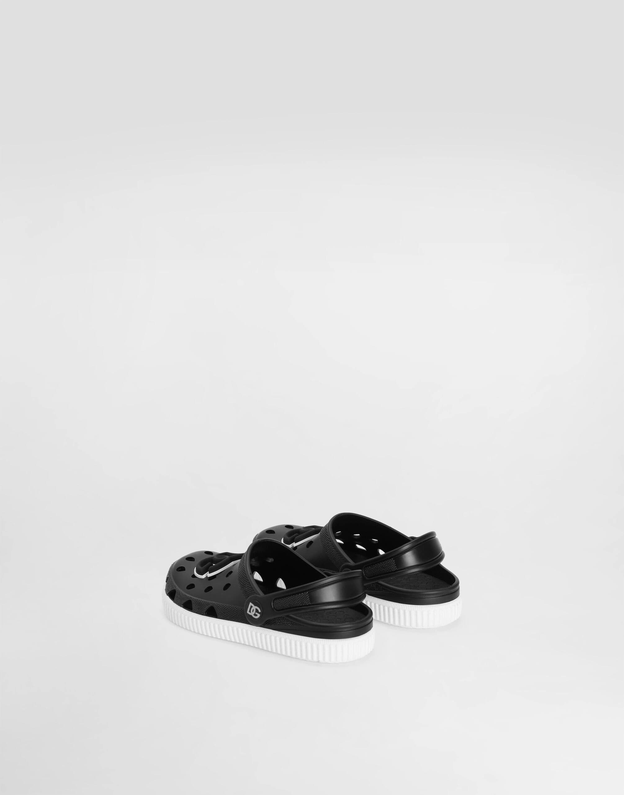 Dolce & Gabbana Kids plażowe sandały PVC dla dzieci czarny - 3