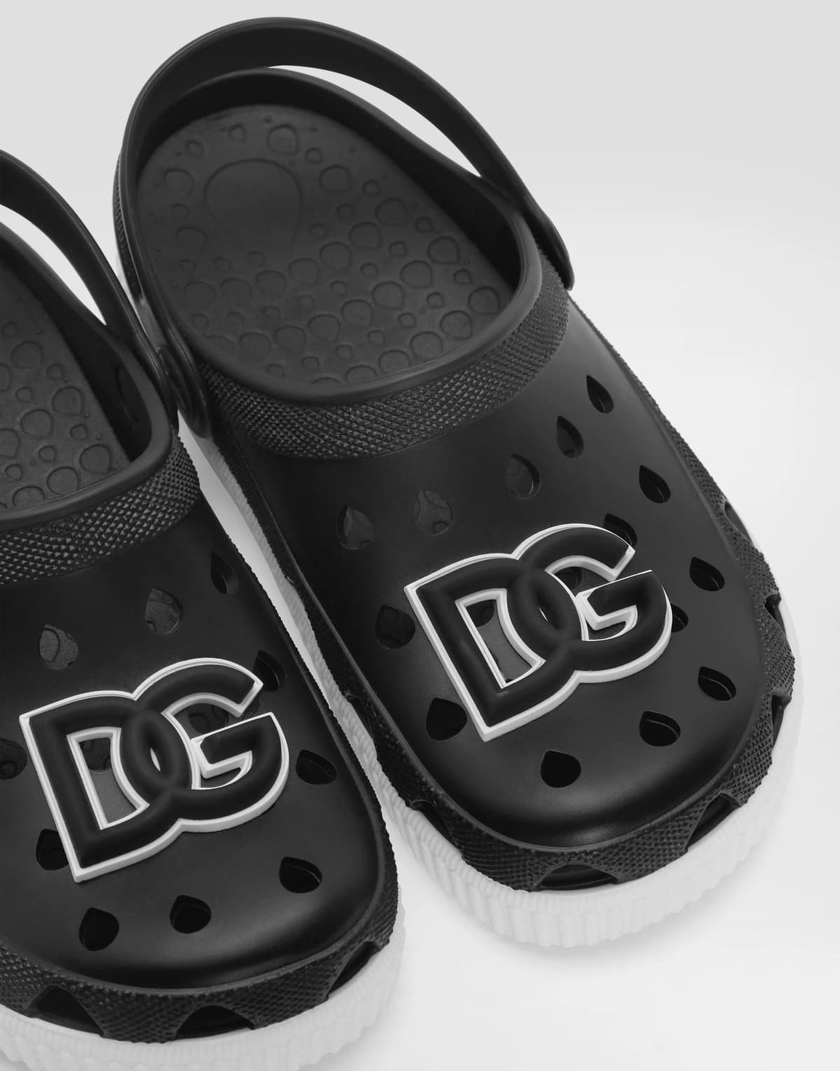 Gumowe klapki plażowe Dolce & Gabbana Kids - 4