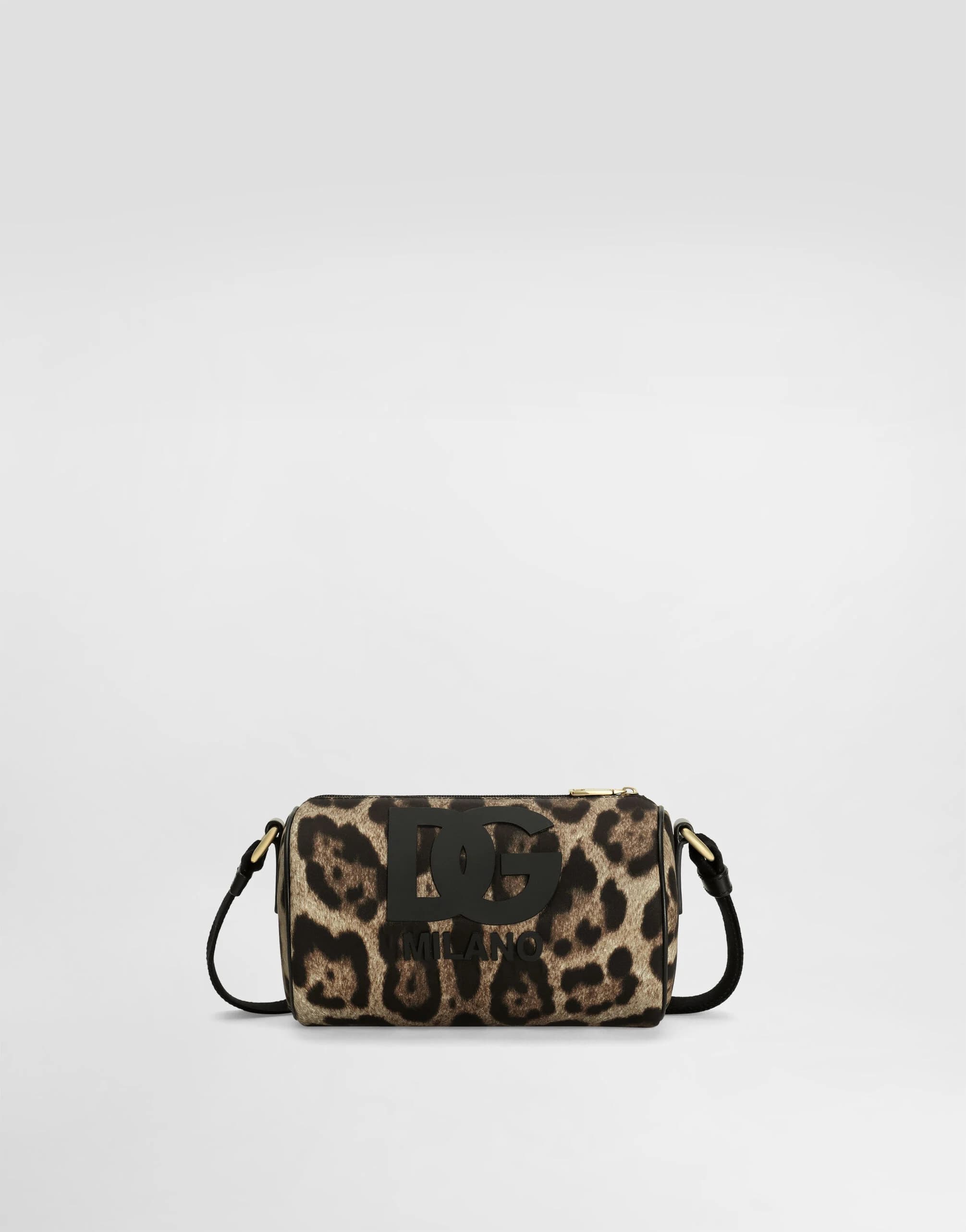 Dolce & Gabbana Kids Dziecięca torebka crossbody z nadrukiem leo - 1