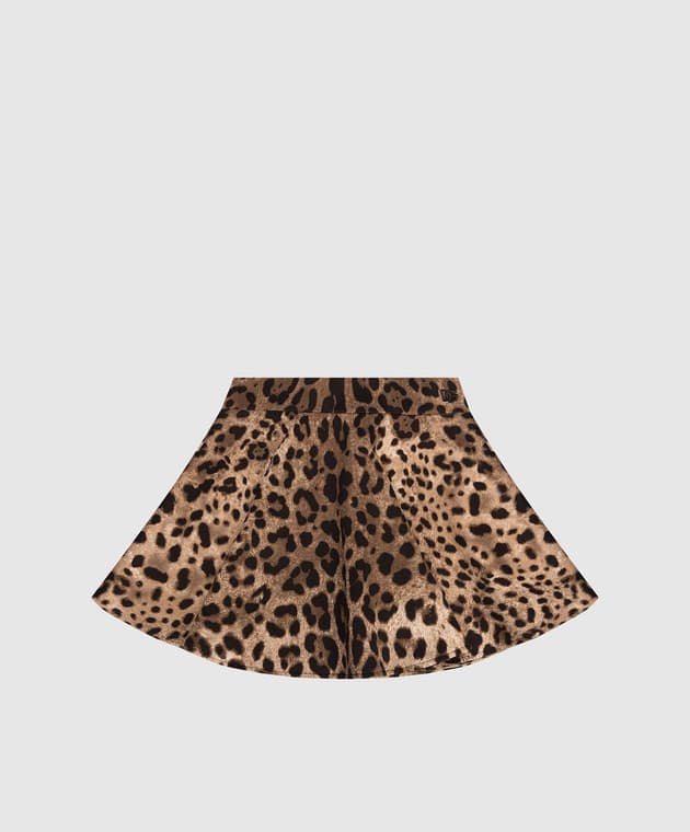 Spódnica Dolce & Gabbana Kids w panterkę - 1