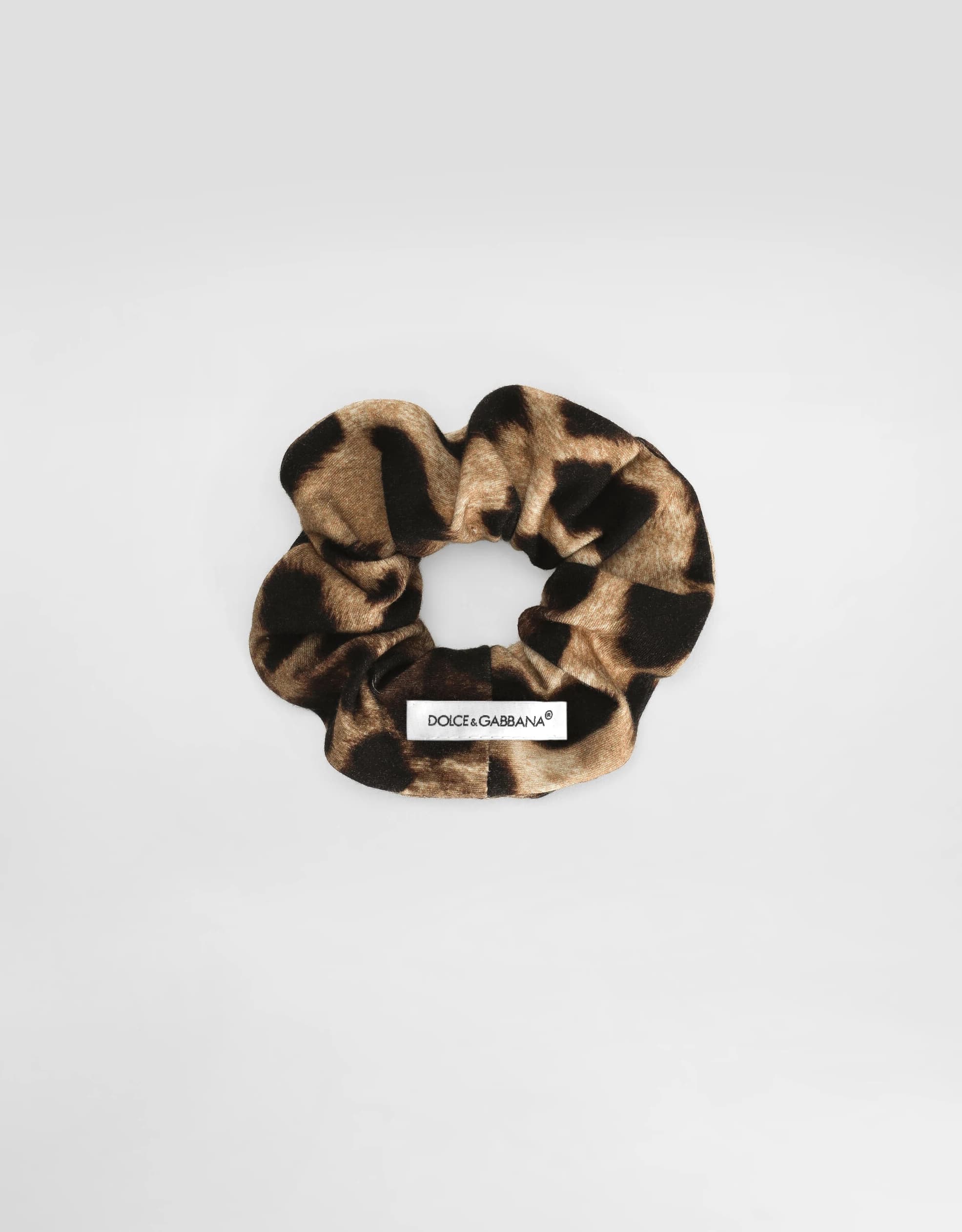Gumka do włosów Dolce & Gabbana Kids w panterkę - 1