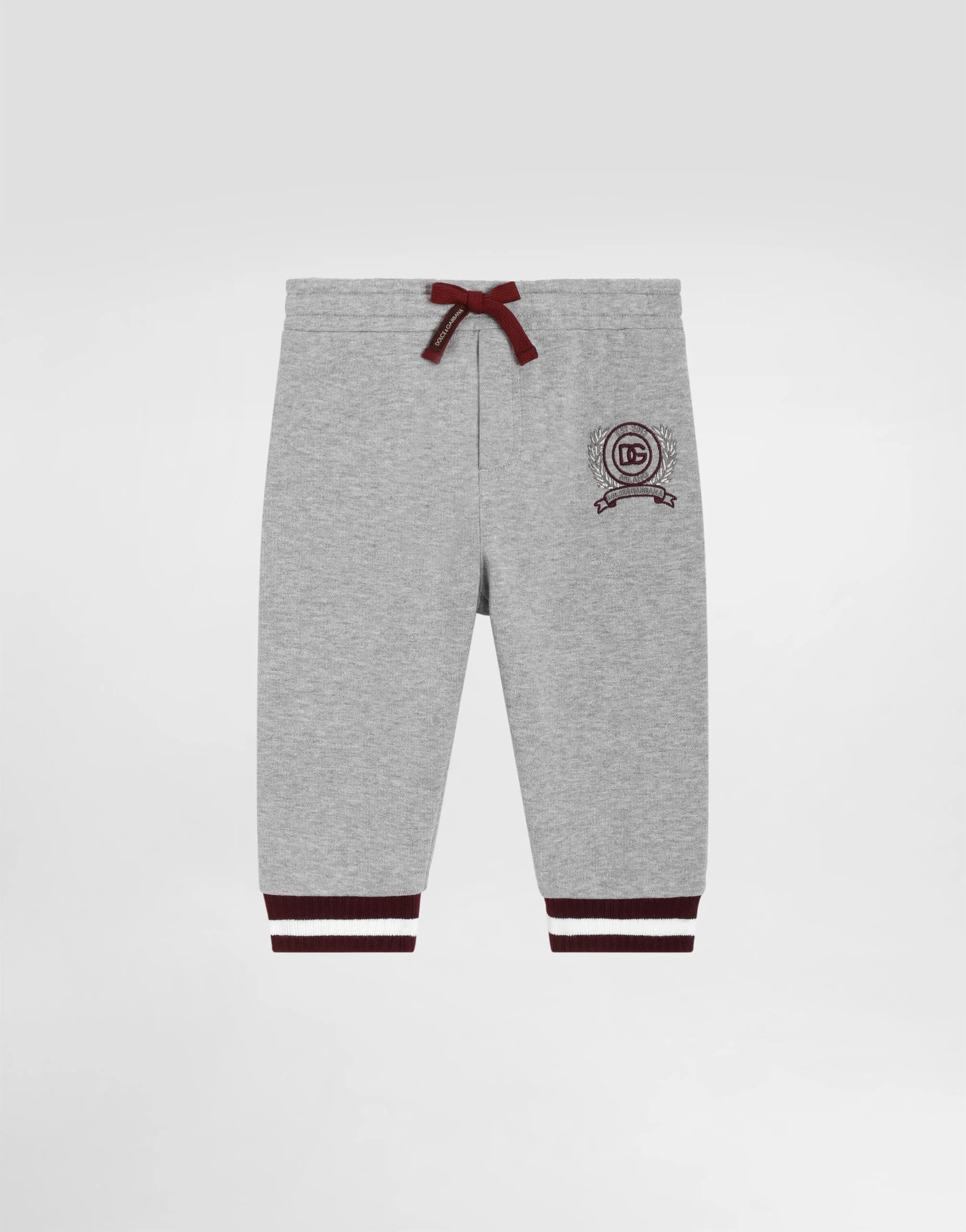 Spodnie dresowe Dolce & Gabbana Kids ze sznurkiem i logo - 1