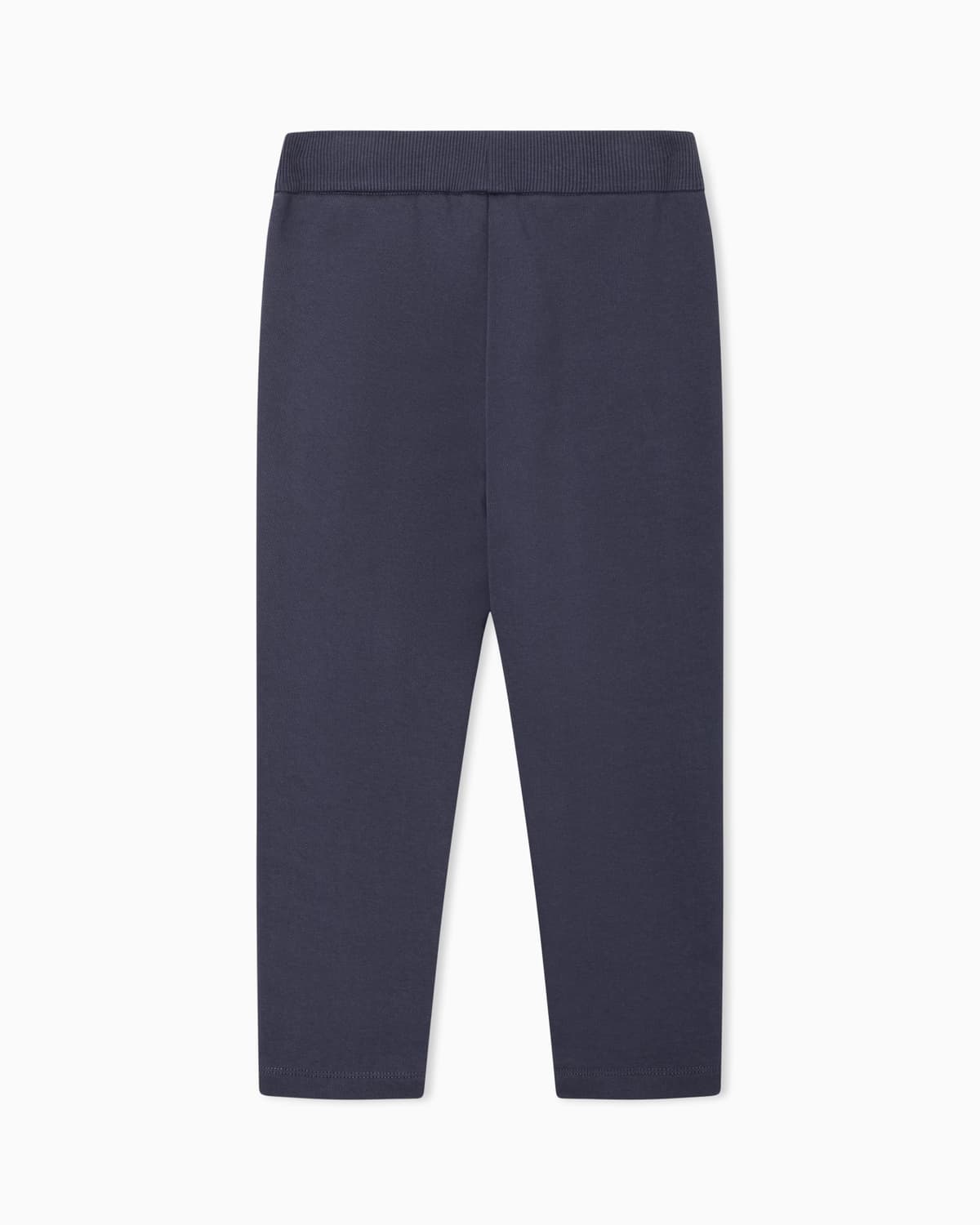 Emporio Armani Dziecięce spodnie dresowe z polaru bawełnianego z haftowanym logo - 3