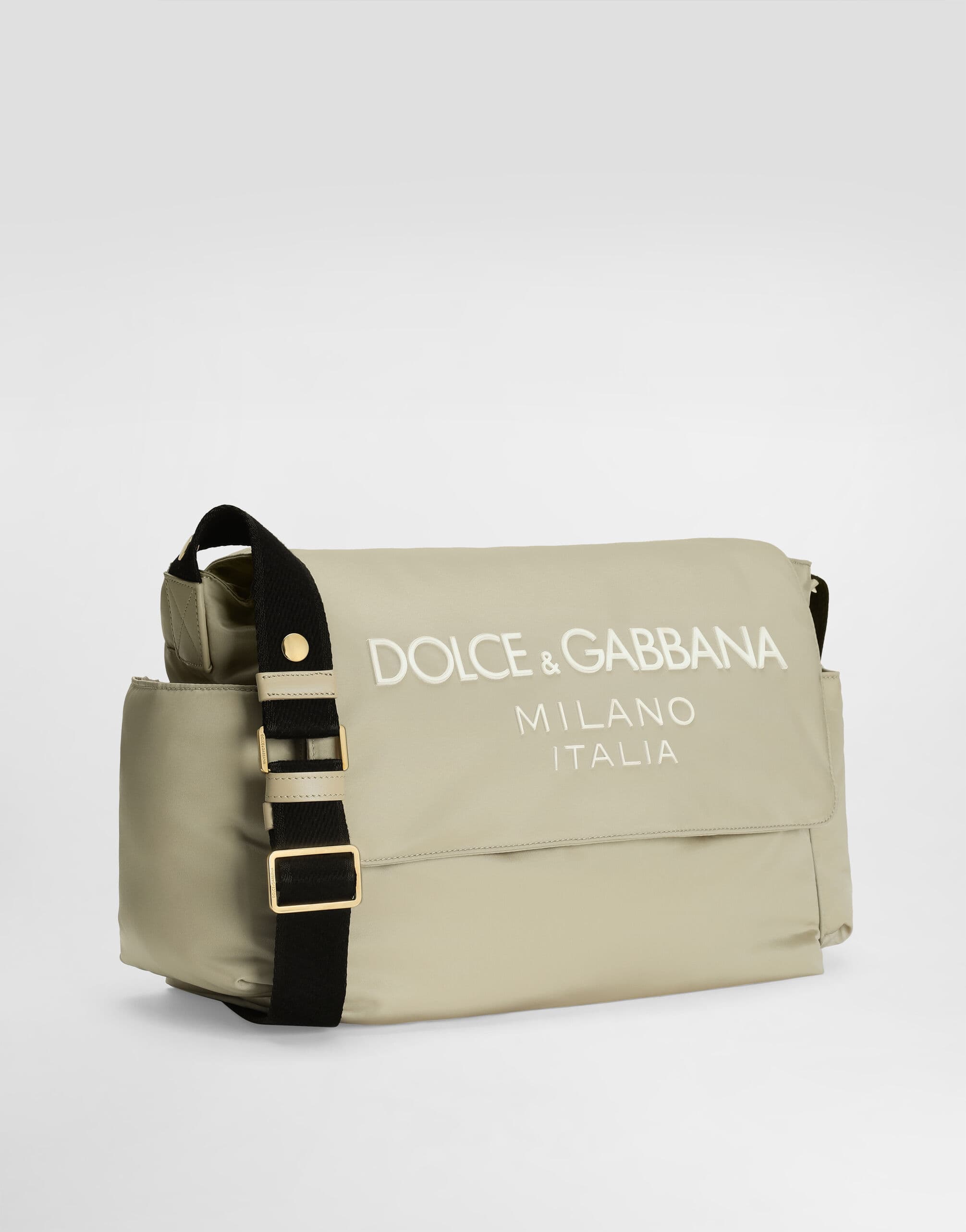Dolce & Gabbana Kids nylonowa torba z matą do przewijania z gumowanym logo Dolce&Gabbana - 2