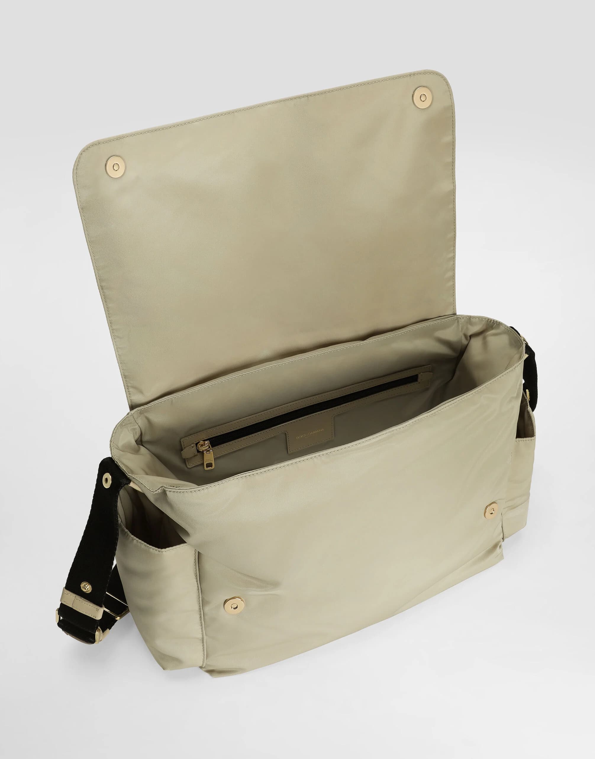 Dolce & Gabbana Kids nylonowa torba z matą do przewijania z gumowanym logo Dolce&Gabbana - 4