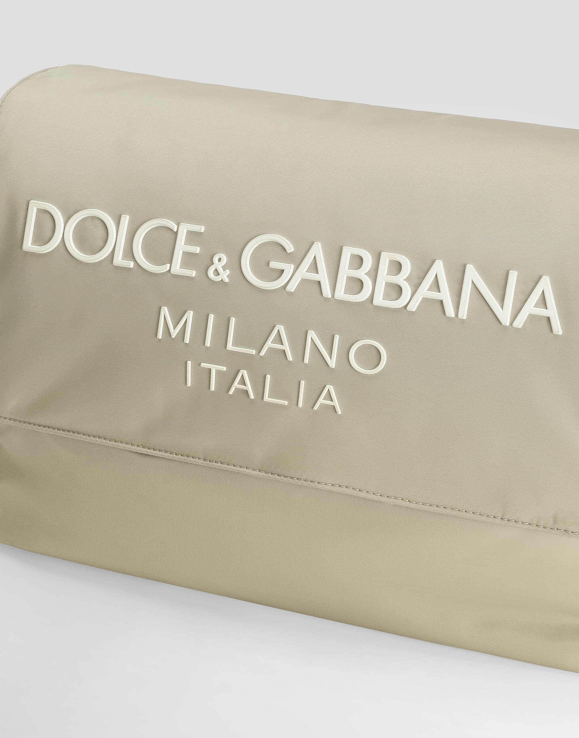 Dolce & Gabbana Kids nylonowa torba z matą do przewijania z gumowanym logo Dolce&Gabbana - 3