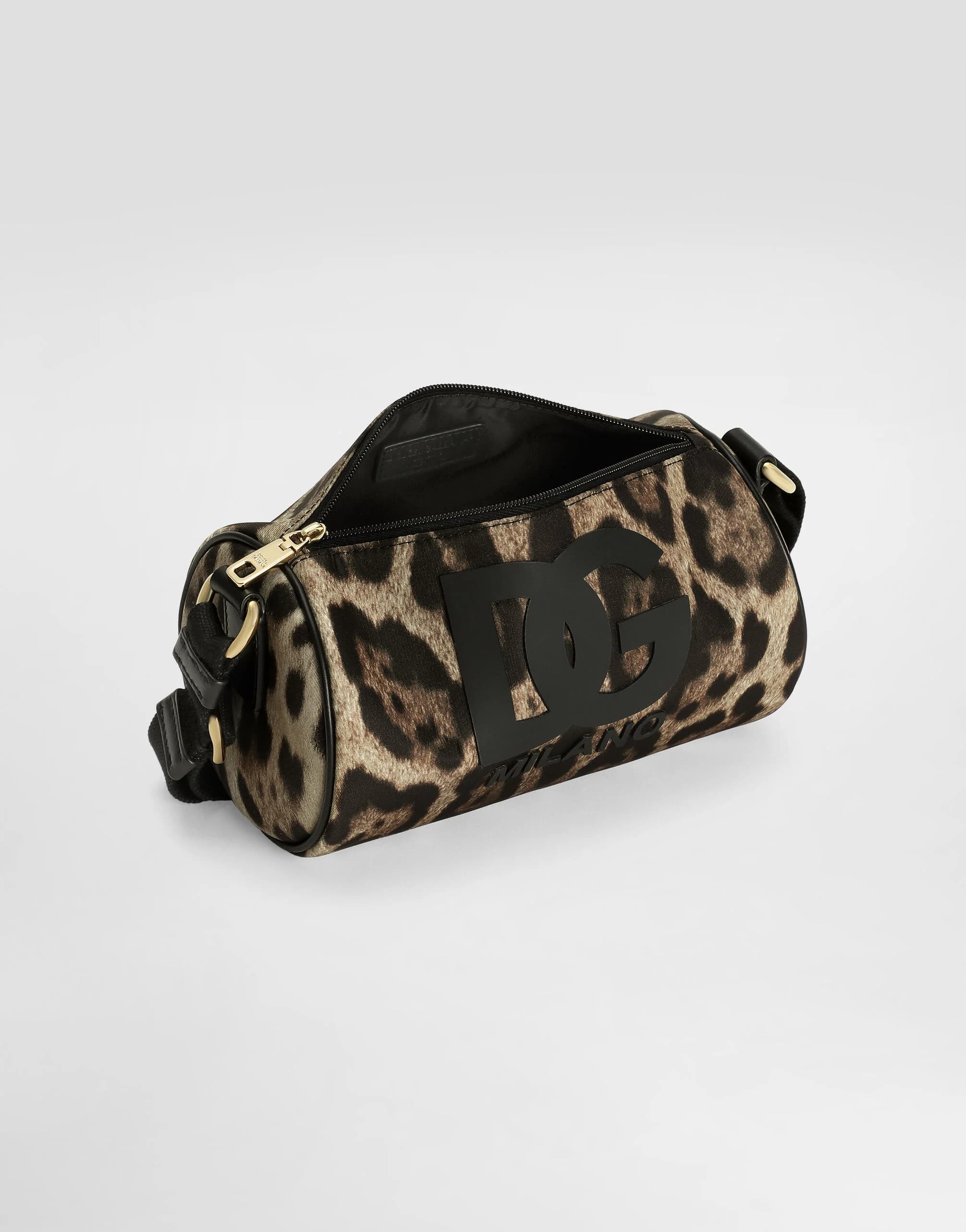 Dolce & Gabbana Kids Dziecięca torebka crossbody z nadrukiem leo - 4