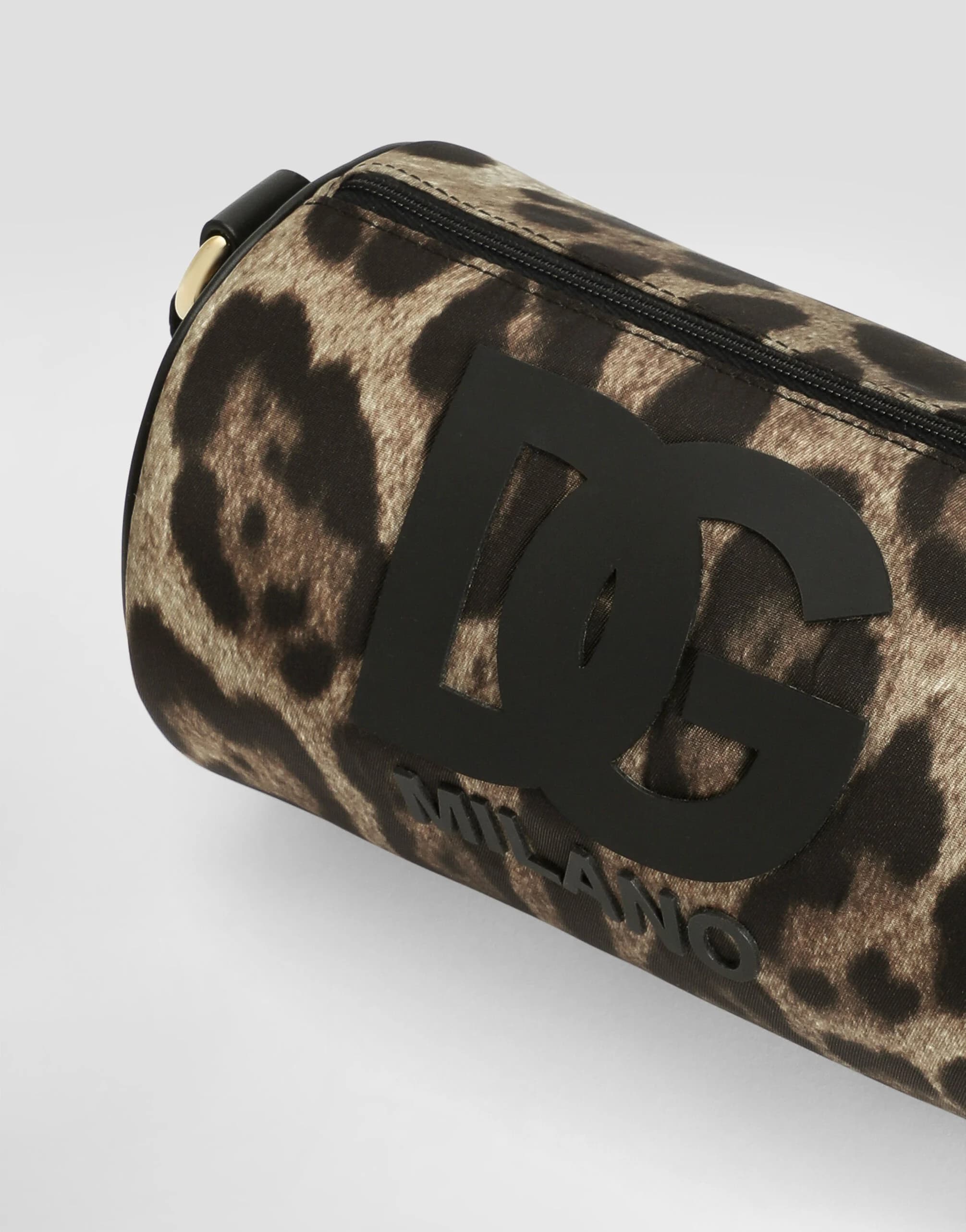 Dolce & Gabbana Kids Dziecięca torebka crossbody z nadrukiem leo - 3